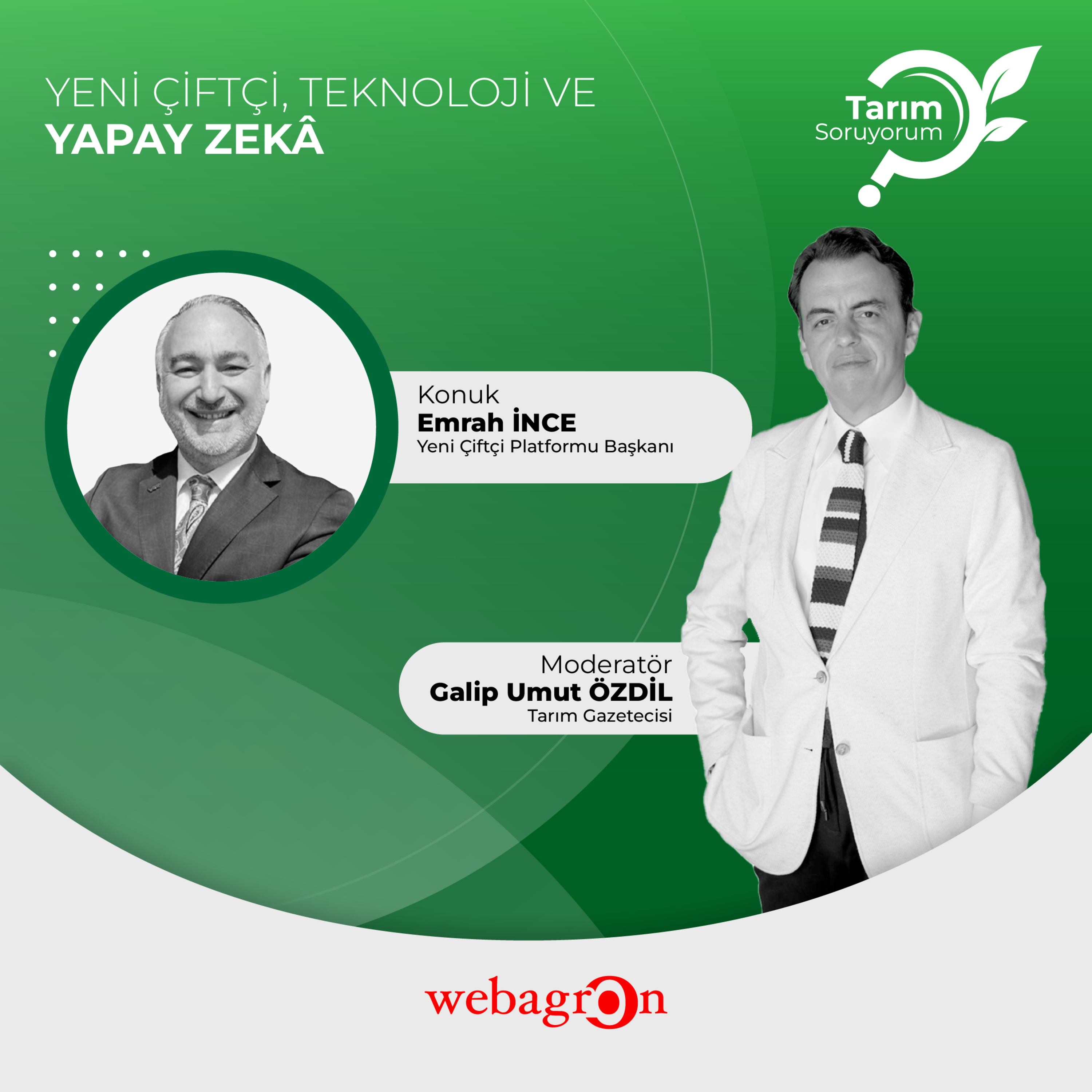 Tarım SoruYorum | Yeni Çiftçi, Teknoloji ve Yapay Zeka | Emrah İNCE episode artwork