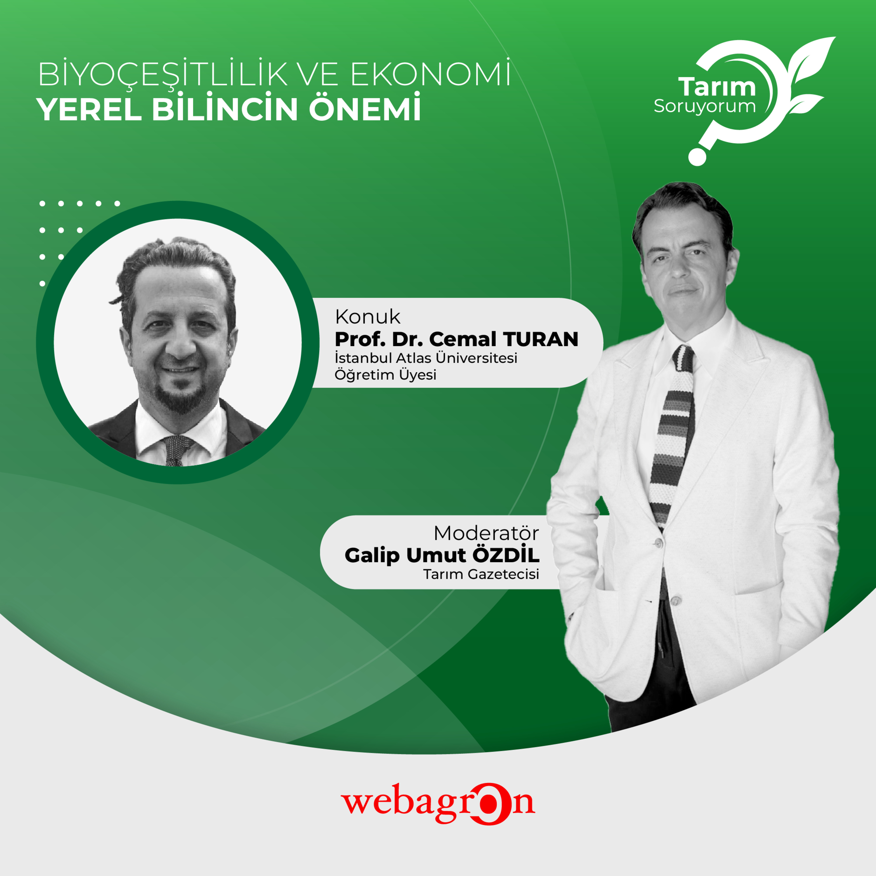 Tarım SoruYorum | BİYOÇEŞİTLİLİK VE EKONOMİ / YEREL BİLİNCİN ÖNEMİ | Prof. Dr. Cemal TURAN  episode artwork