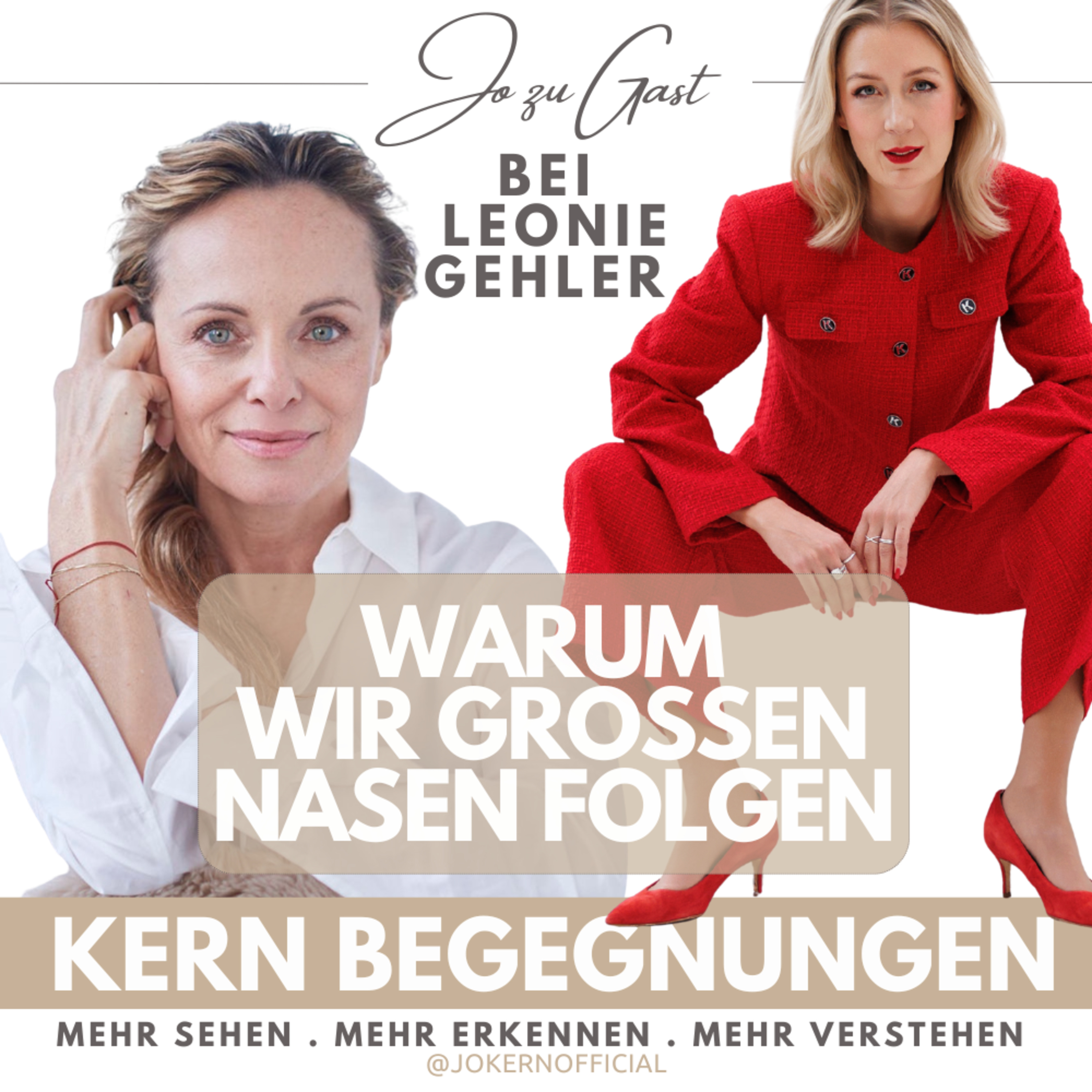 Jo zu Gast bei Leonie Gehler. Über Gesichter, Führung und die Kunst, weniger persönlich zu nehmen. episode artwork