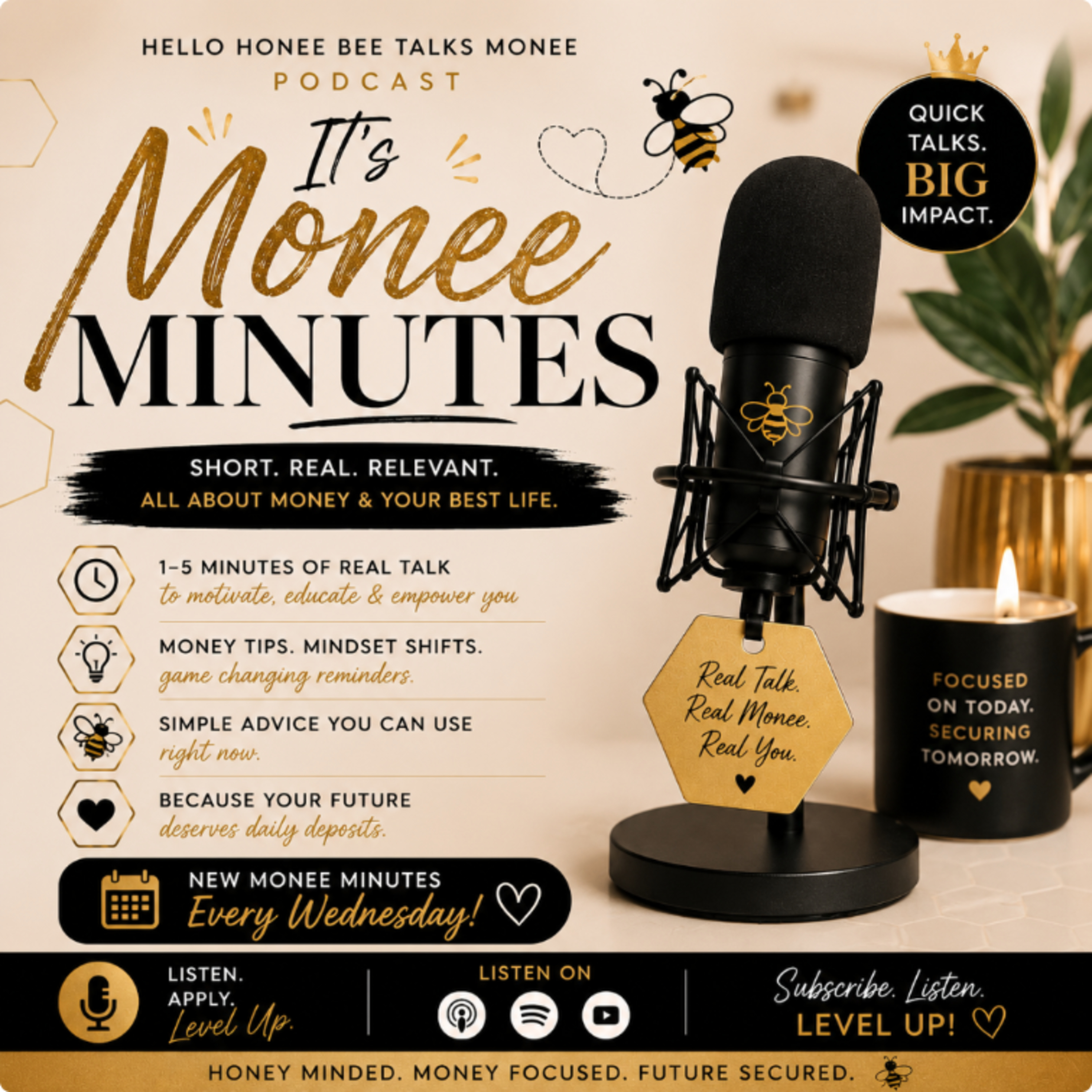 Monee Minutes Ep. 1: “You Can’t Budget Your Way Out of Income Insufficiency.”
