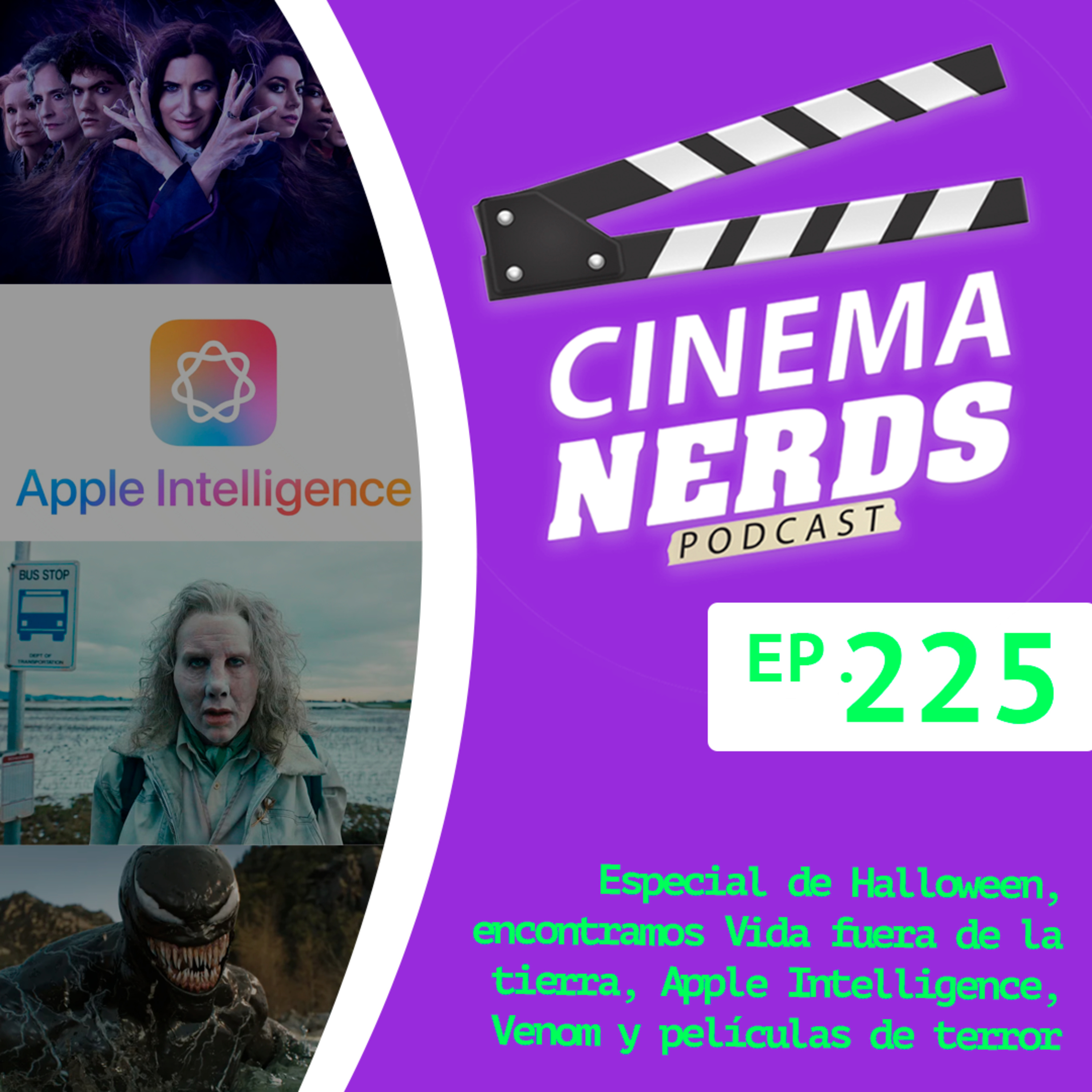 EP. 225 - Especial de Halloween, encontramos Vida fuera de la tierra, Apple Intelligence, Venom y películas de terror
