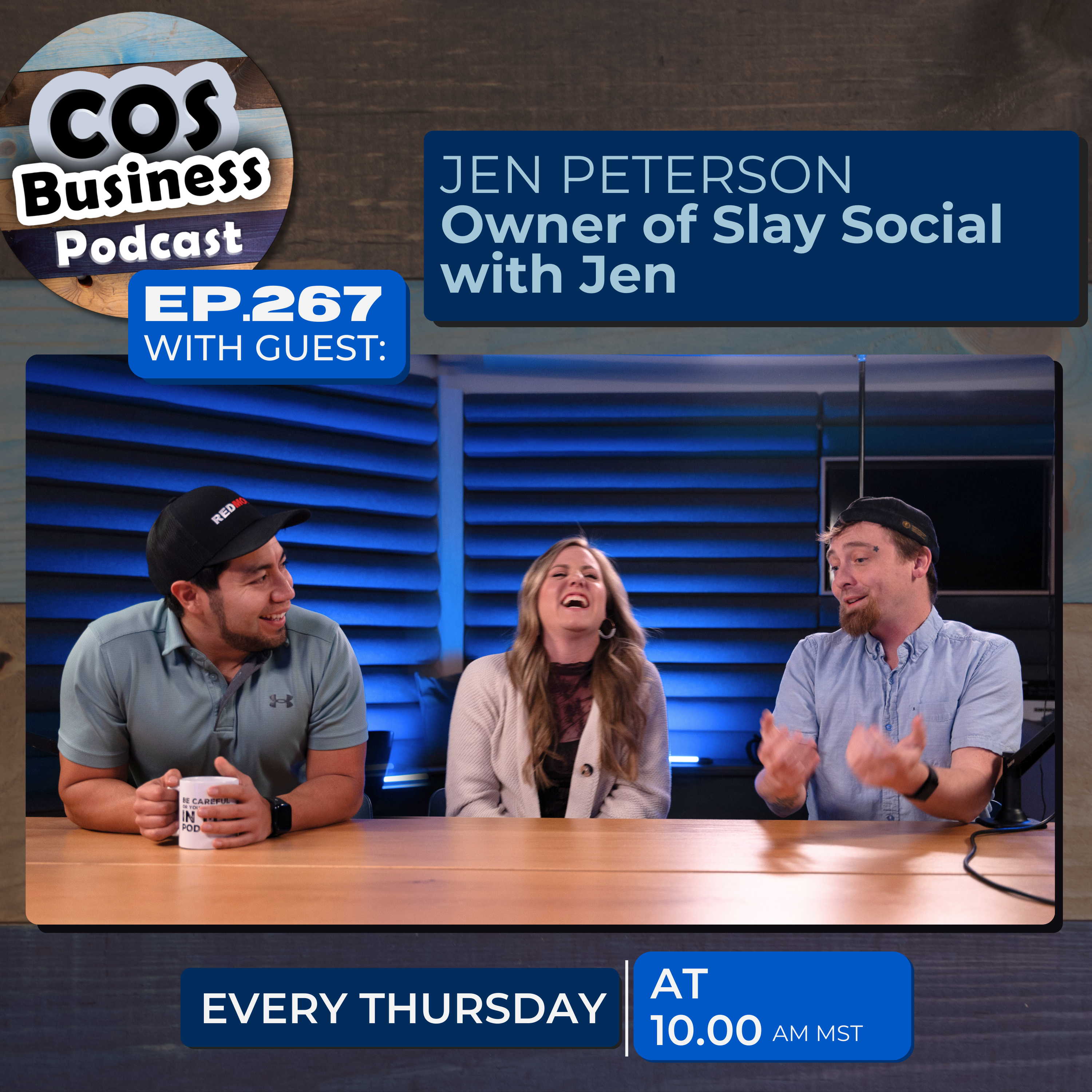 Social Media is RIGGED—And This is How You Win! | Jen Peterson Owner of Slay Social with Jen | COSBP #267 episode artwork