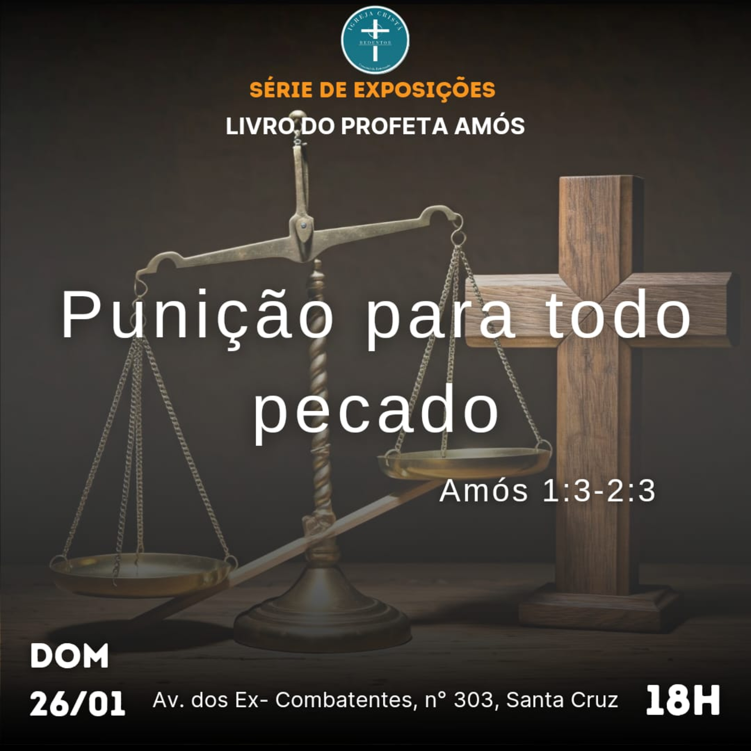 Punição para todo pecado - Amós 1.3 - 2.3 episode artwork