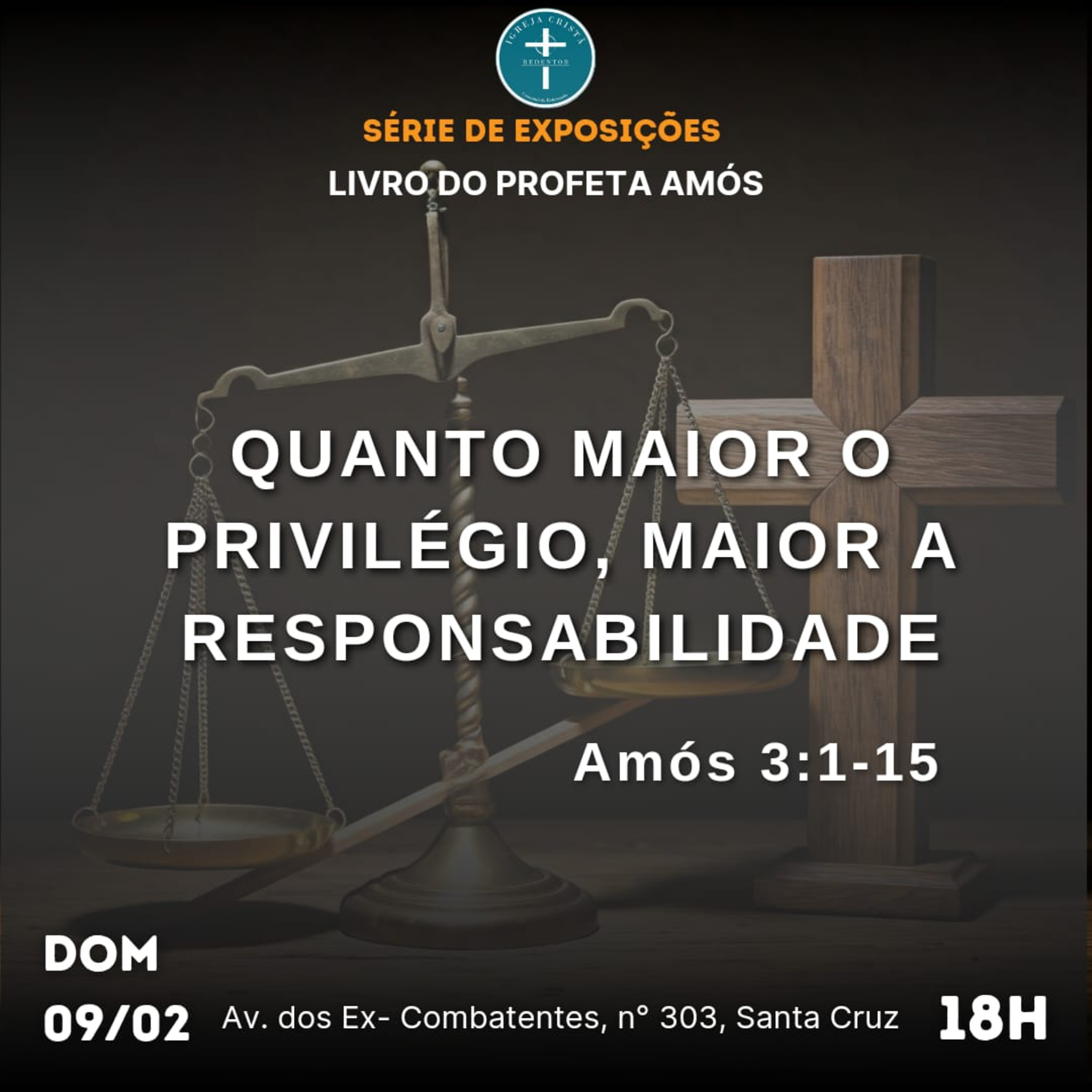Quanto maior o privilégio, maior a responsabilidade - Amós 3.1-15 episode artwork