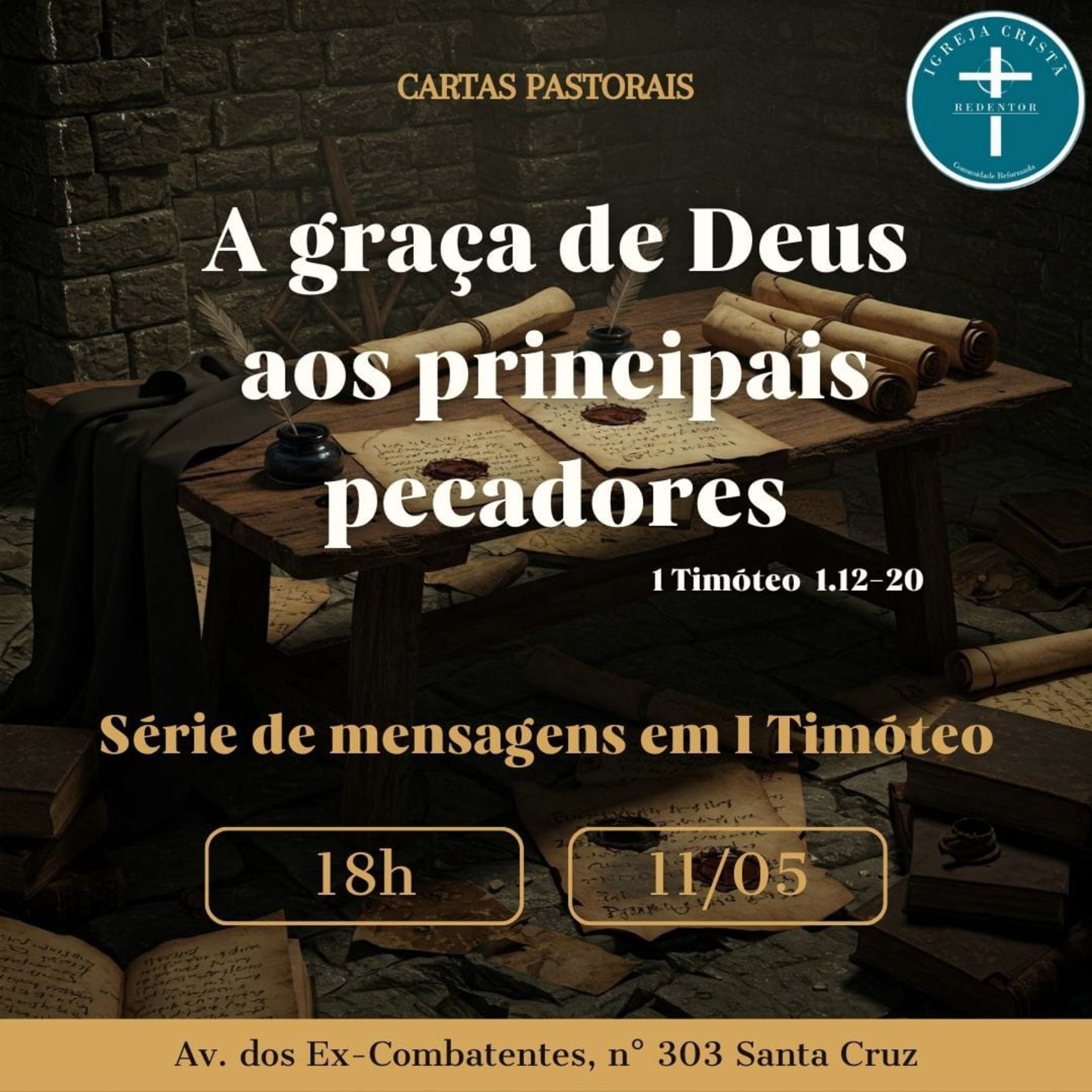 A graça de Deus aos principais pecadores - 1 Timóteo 1: 12-20 episode artwork