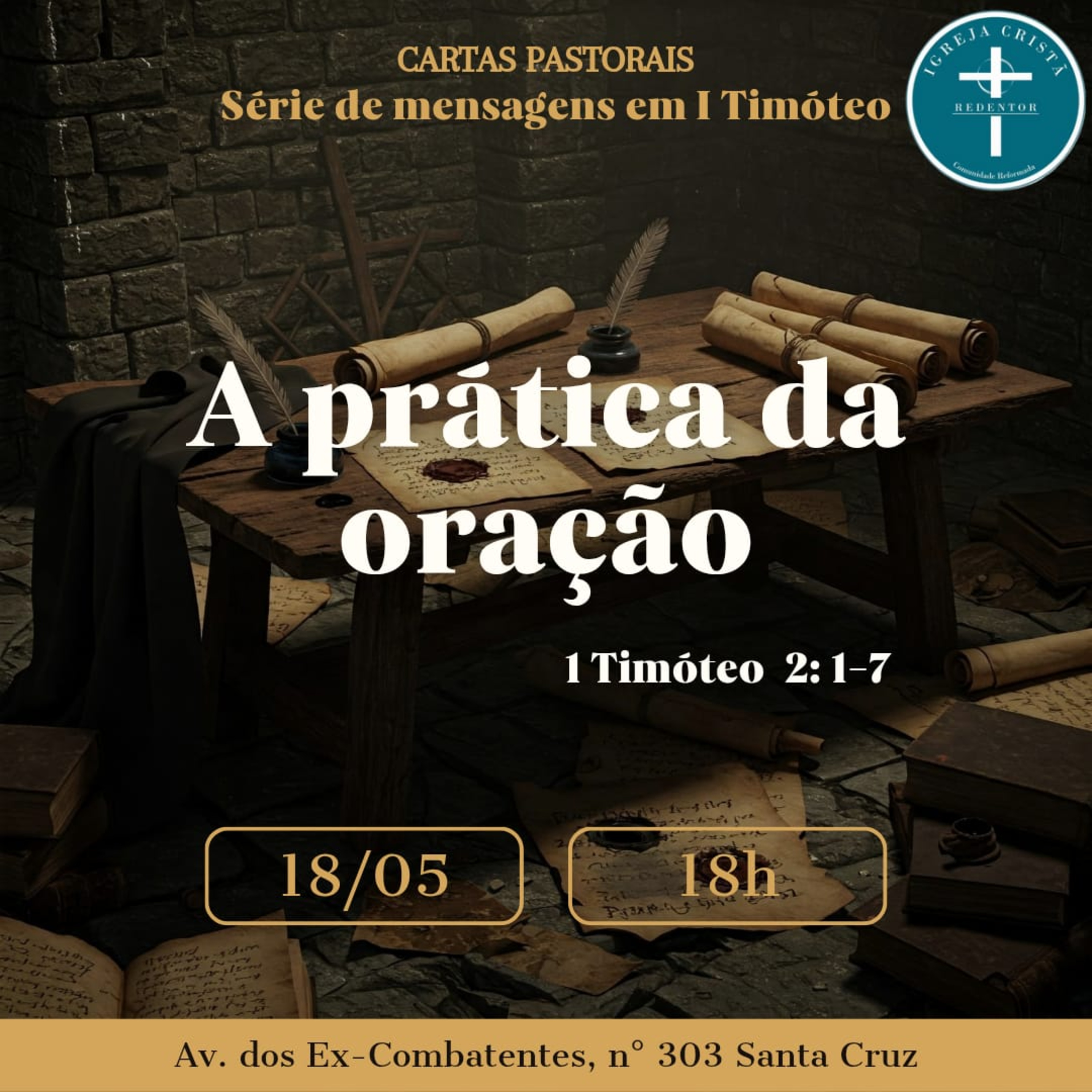 A prática da oração - 1 Timóteo 2. 1-7 episode artwork