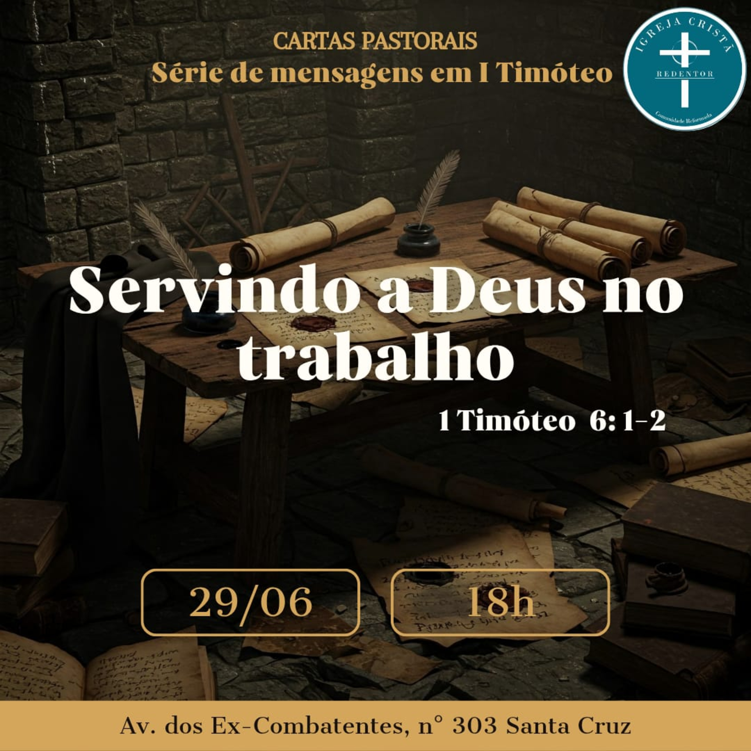 Servindo a Deus no trabalho - 1 Timóteo 6. 1-2 episode artwork
