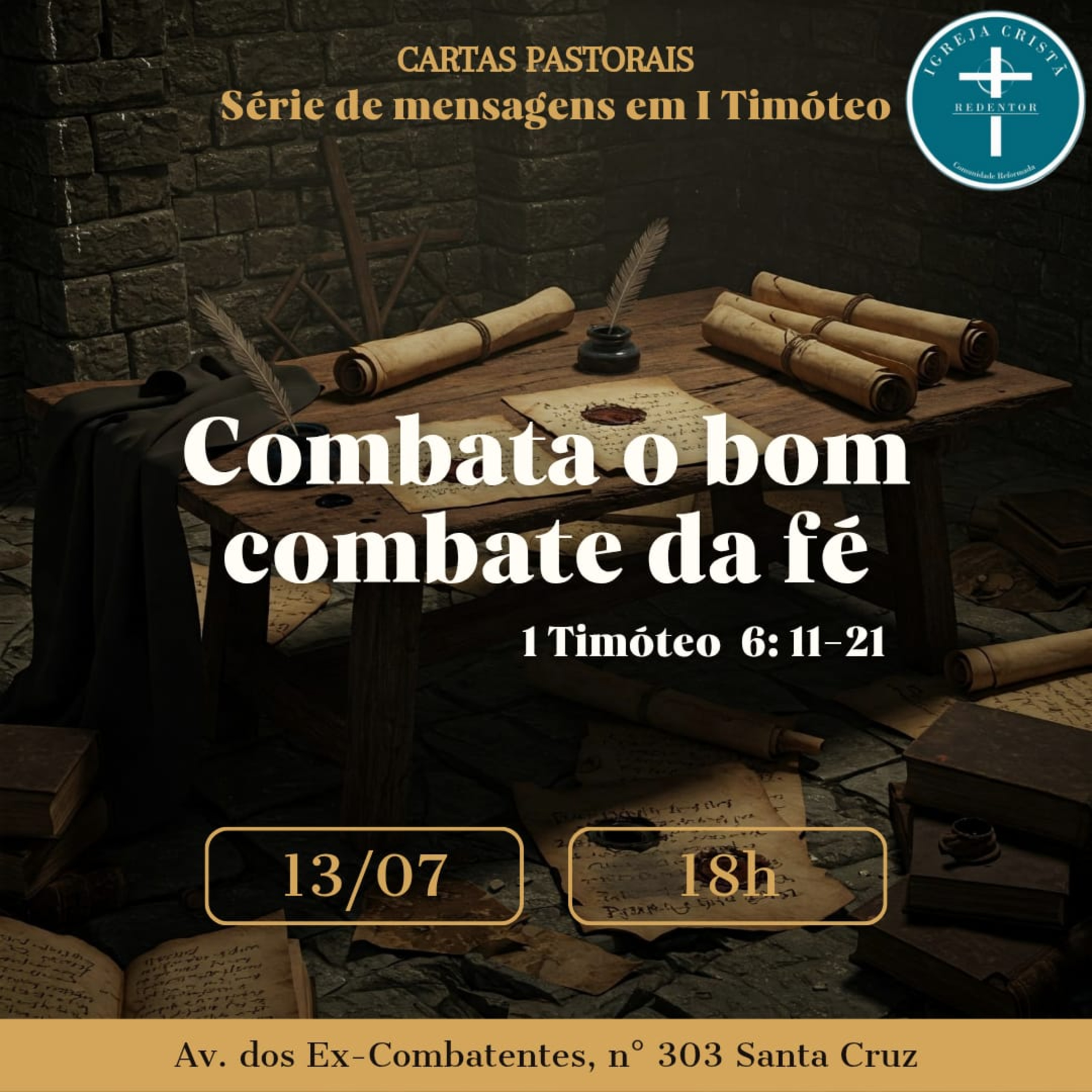 Combata o bom combate da fé - 1 Timóteo 6. 11-21 episode artwork