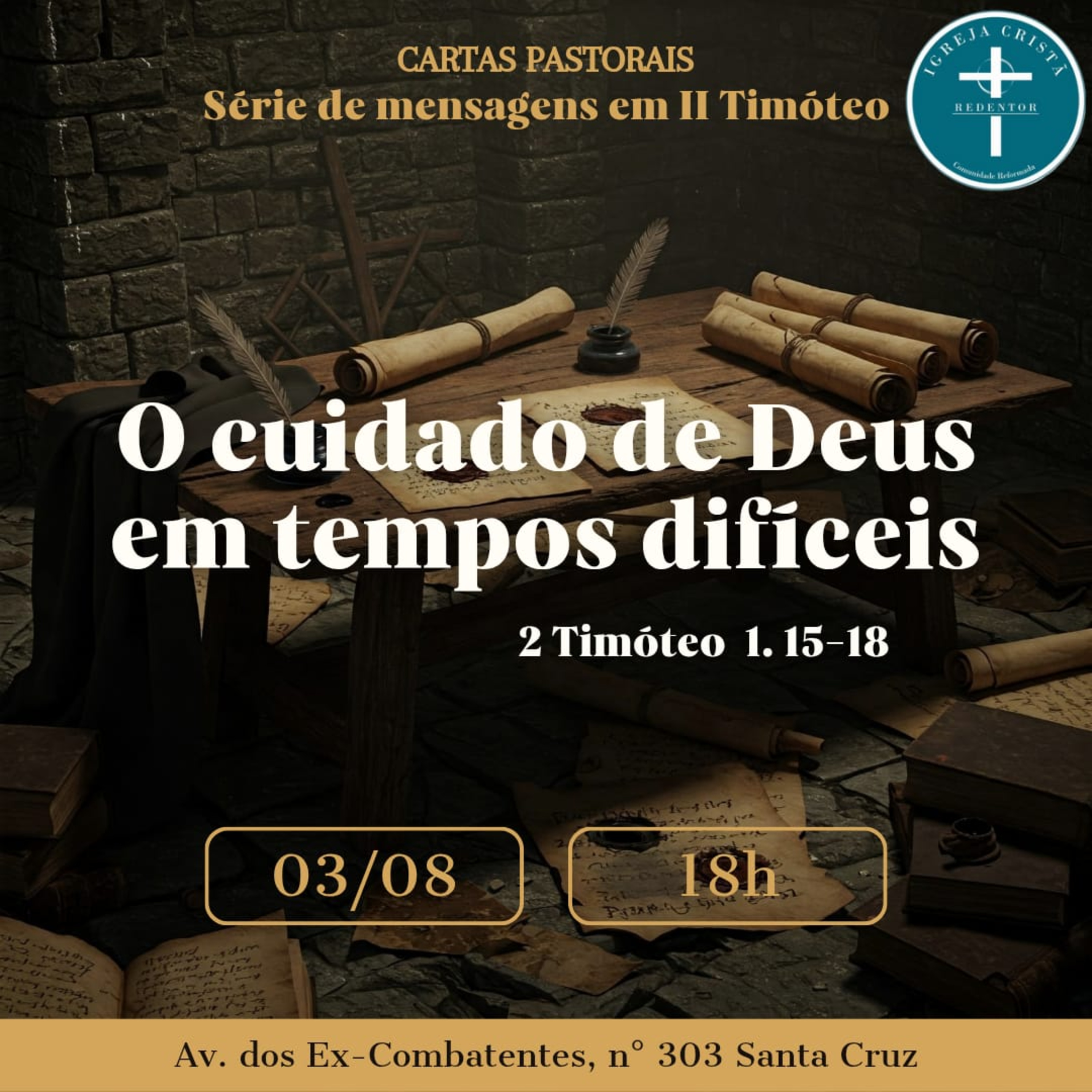 O cuidado de Deus em tempos difíceis - 2 Timóteo 1. 15-18 episode artwork