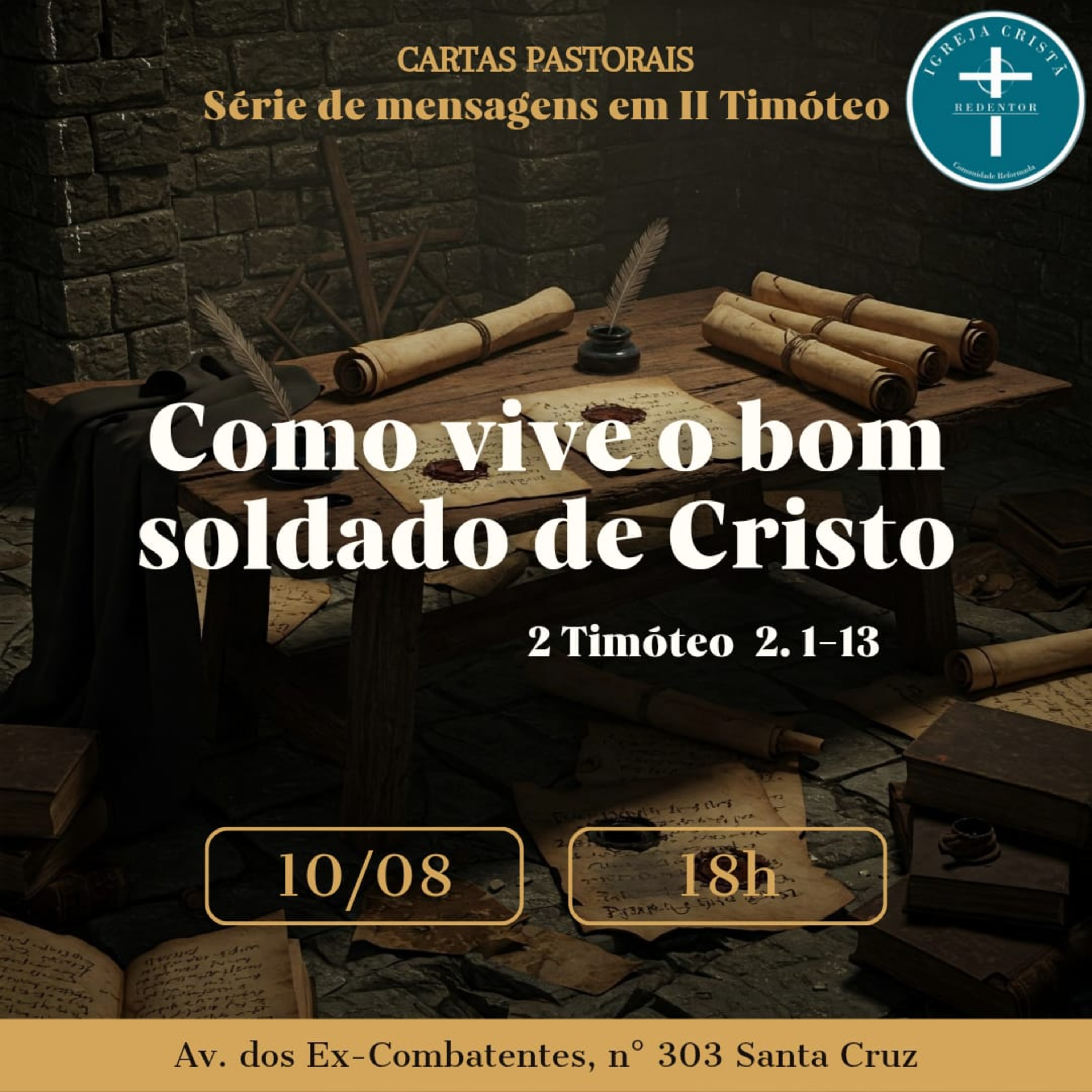 Como vive o bom soldado de Cristo - 2 Timóteo 2. 1-13 episode artwork