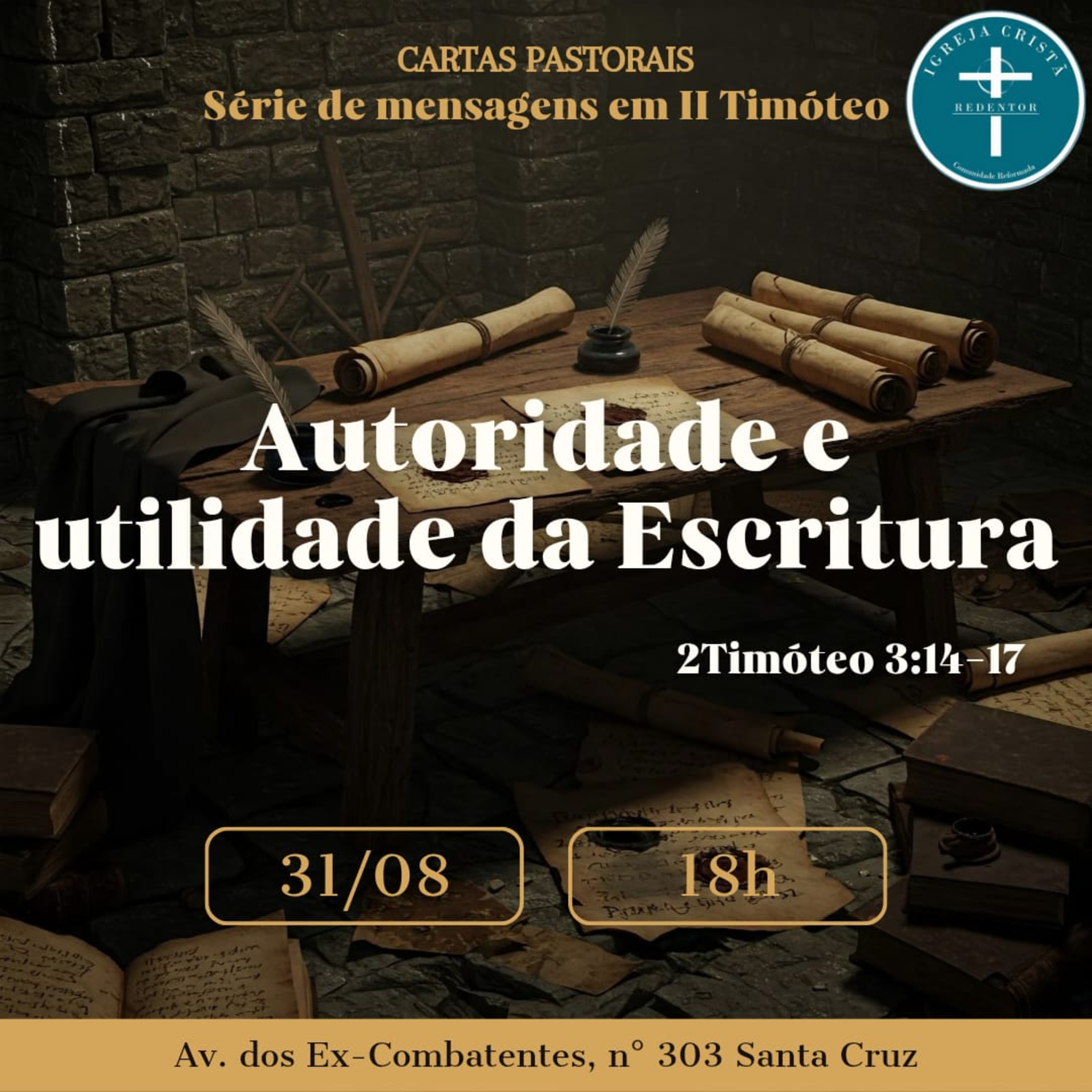 Autoridade e utilidade da Escritura - 2 Timóteo 3. 14-17 episode artwork