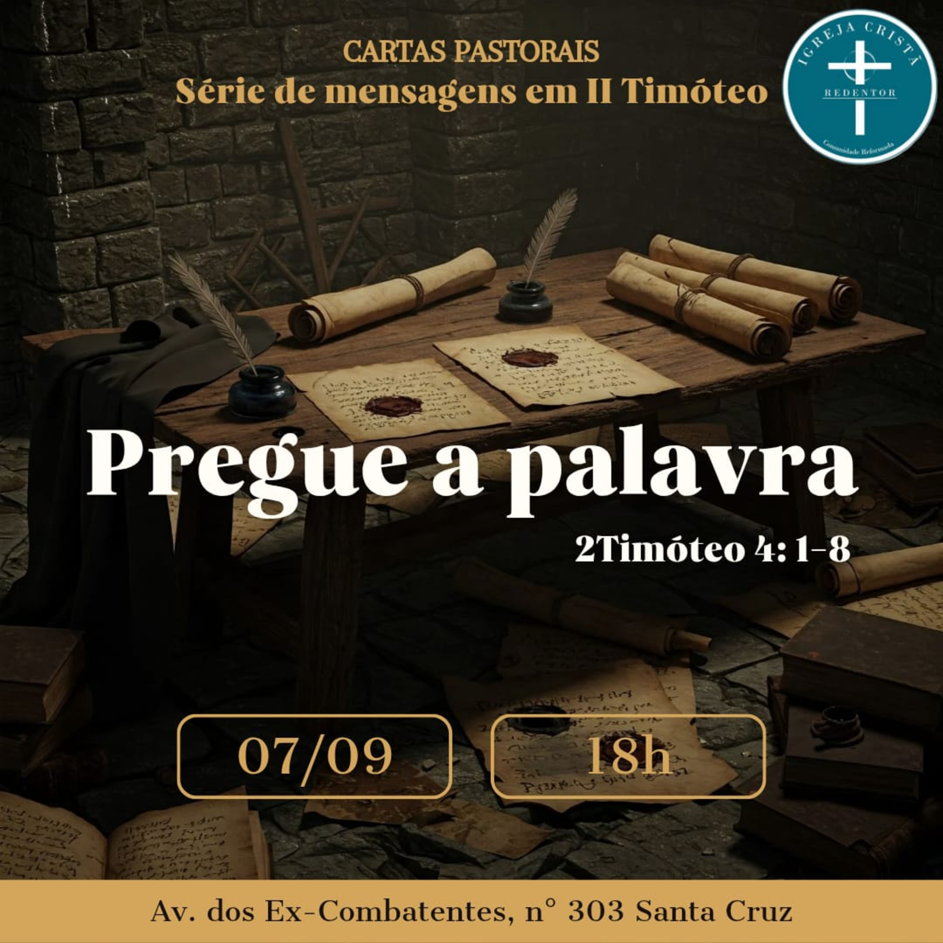 Pregue a Palavra - 2 Timóteo 4: 1-8 episode artwork