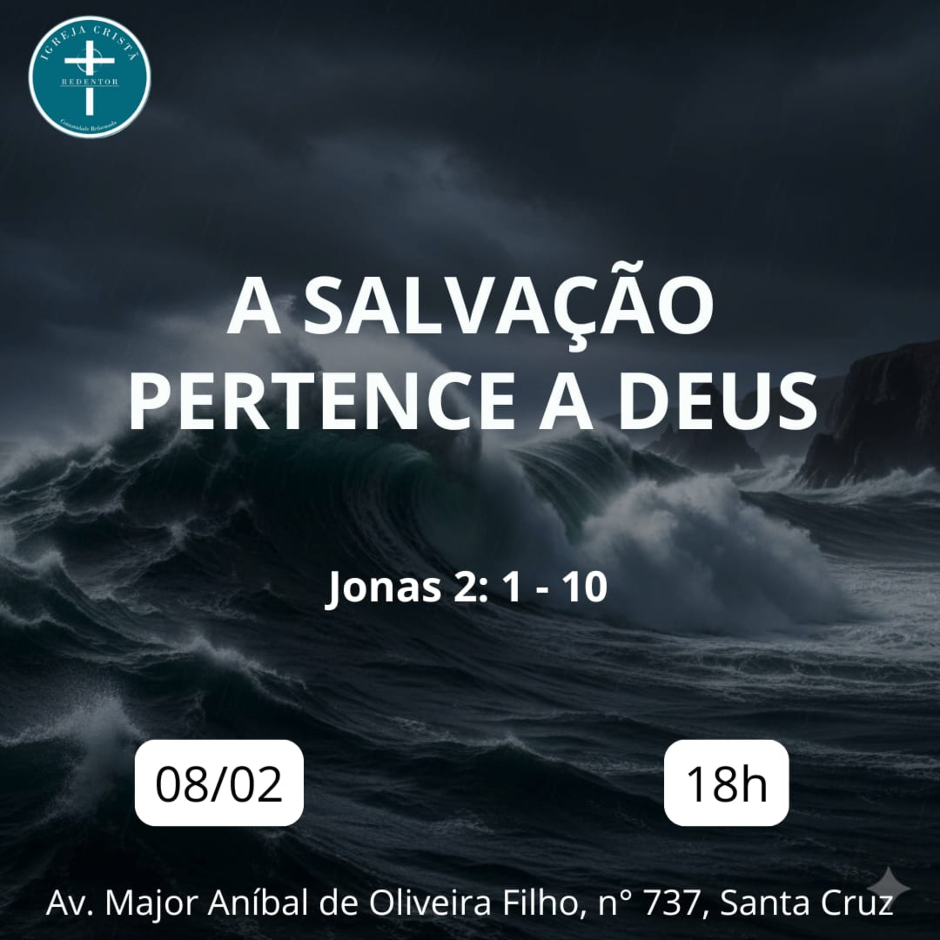 A salvação pertence a Deus - Jonas 2.1-10 episode artwork