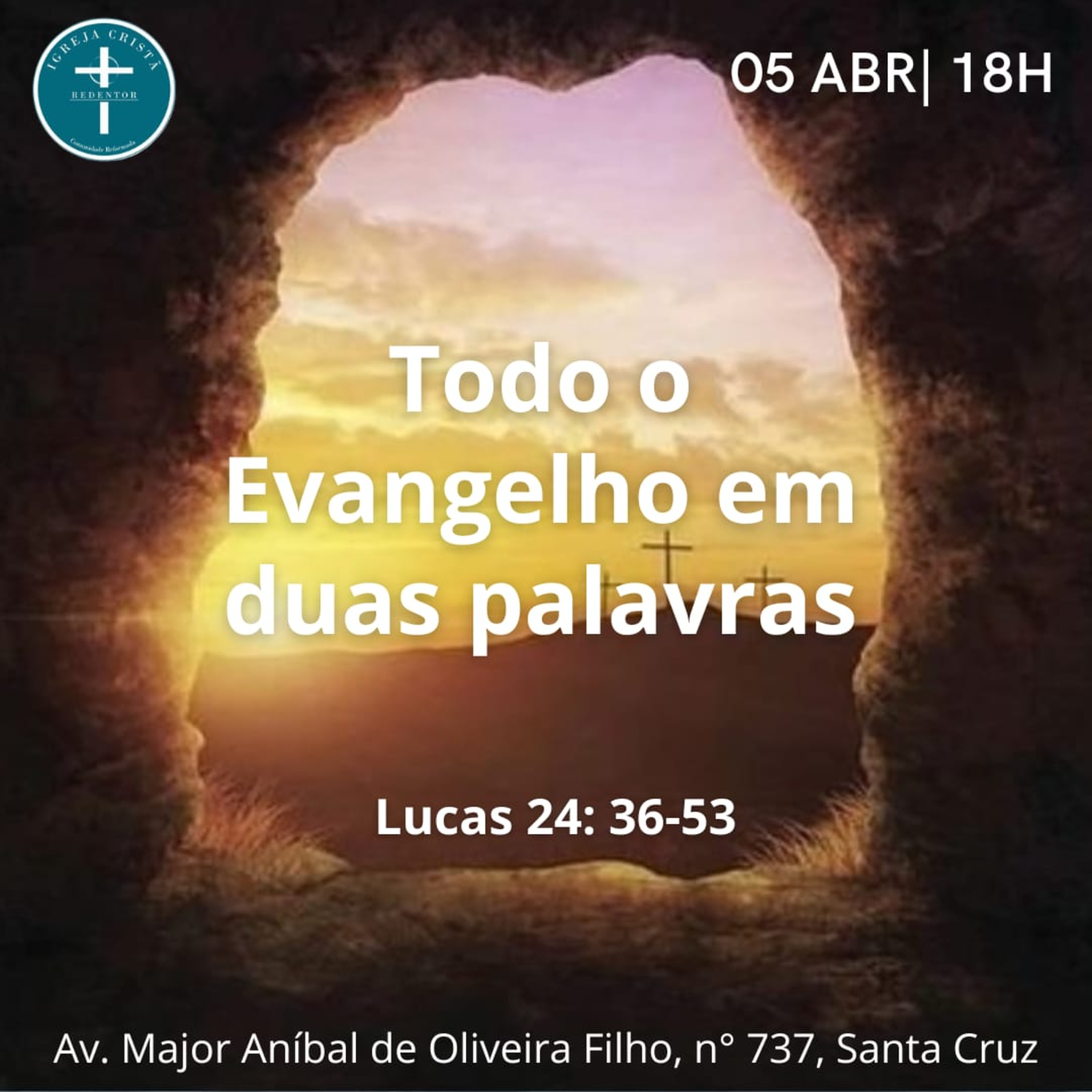 Todo o Evangelho em duas palavras - Lucas 24. 36-53 episode artwork