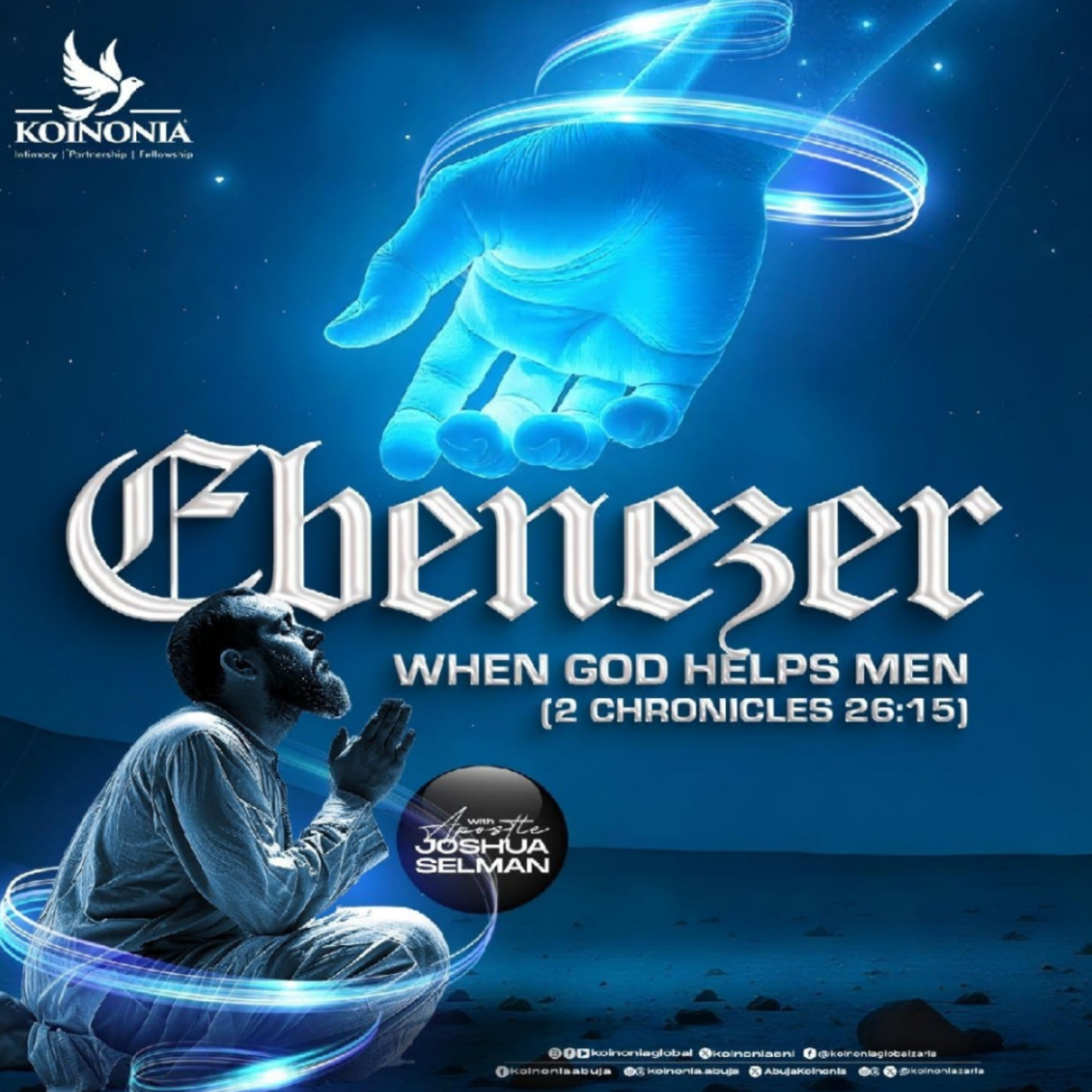 (FULL SERVICE) EBENEZER (WHEN GOD HELPS MEN) 2 CHRONICLES 26:15 WITH APOSTLE JOSHUA SELMAN 08.12.24
