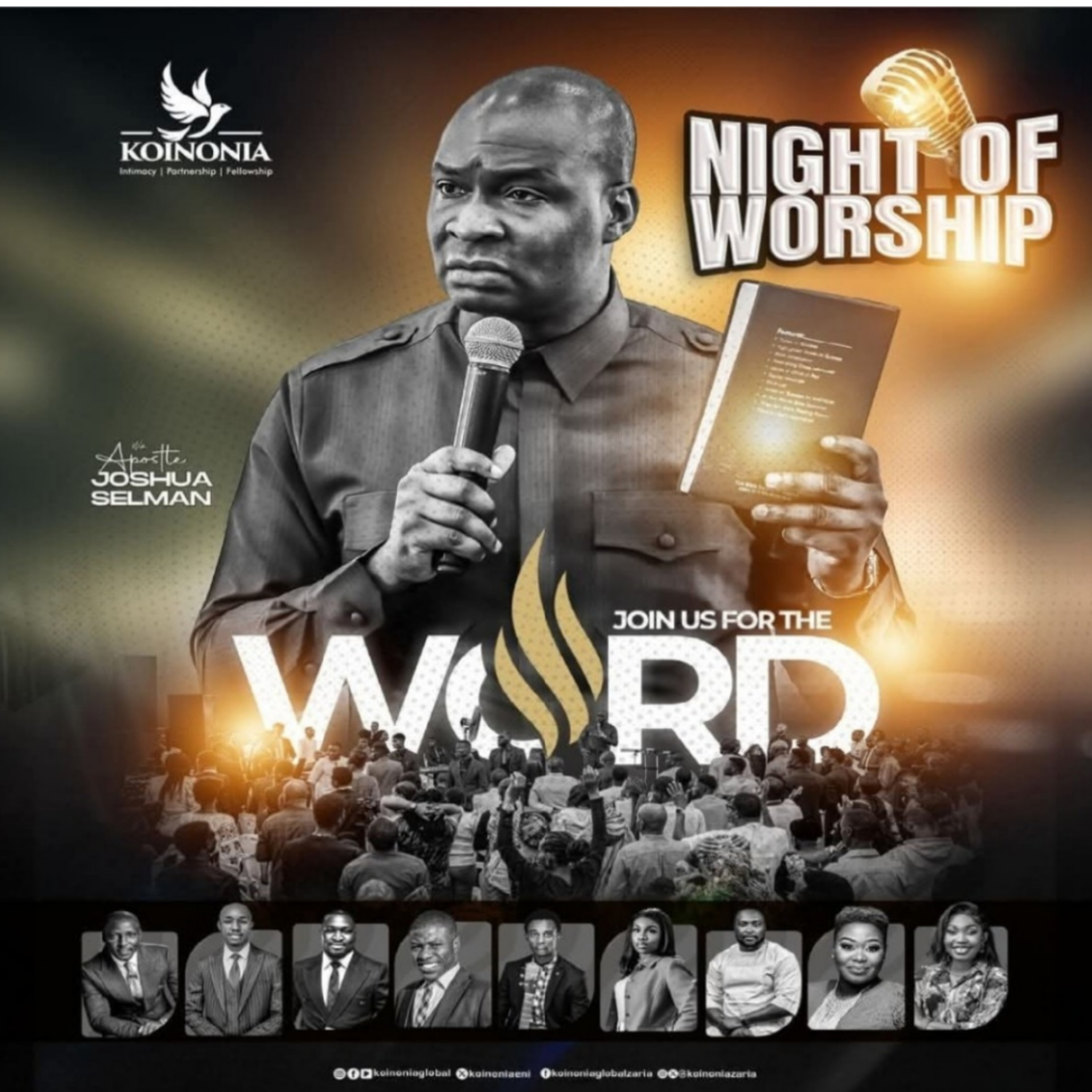 NIGHT OF WORSHIP WITH KOINONIA WORSHIP TEAM WORD SESSION WITH APOSTLE JOSHUA SELMAN 12.12.2024