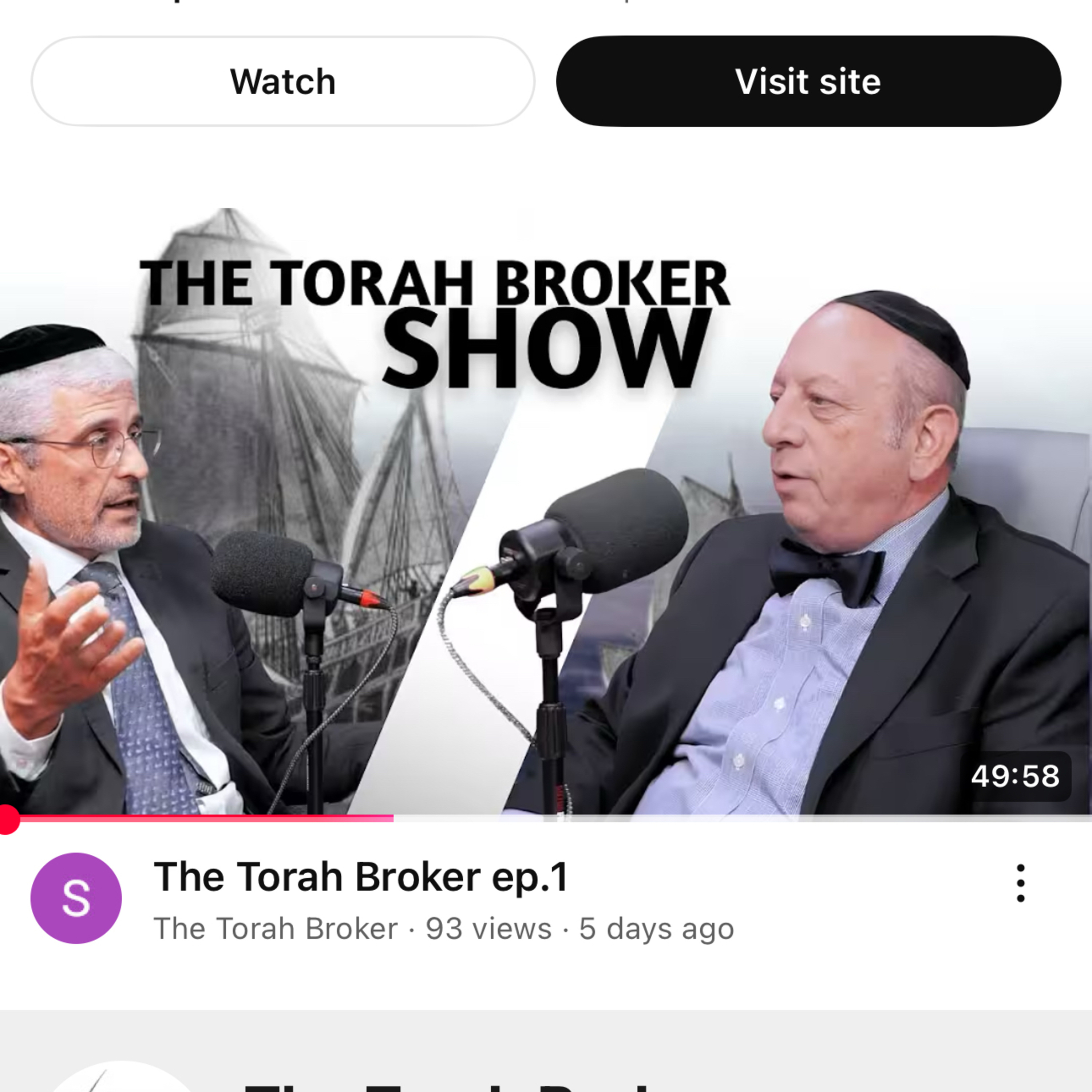 423. Guest at Torah Broker Podcast episode artwork
