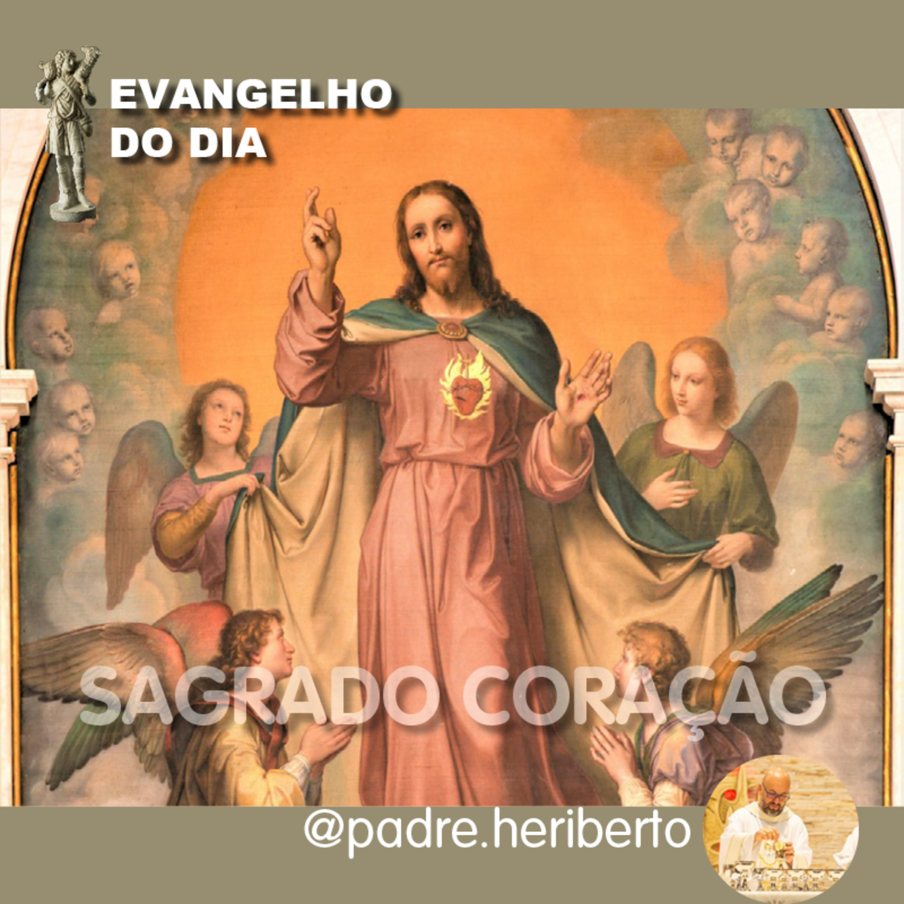 SAGRADO CORAÇÃO DE JESUS, SOLENIDADE | SEXTA | 27 JUNHO 2025 | Lc 15,3-7 episode artwork