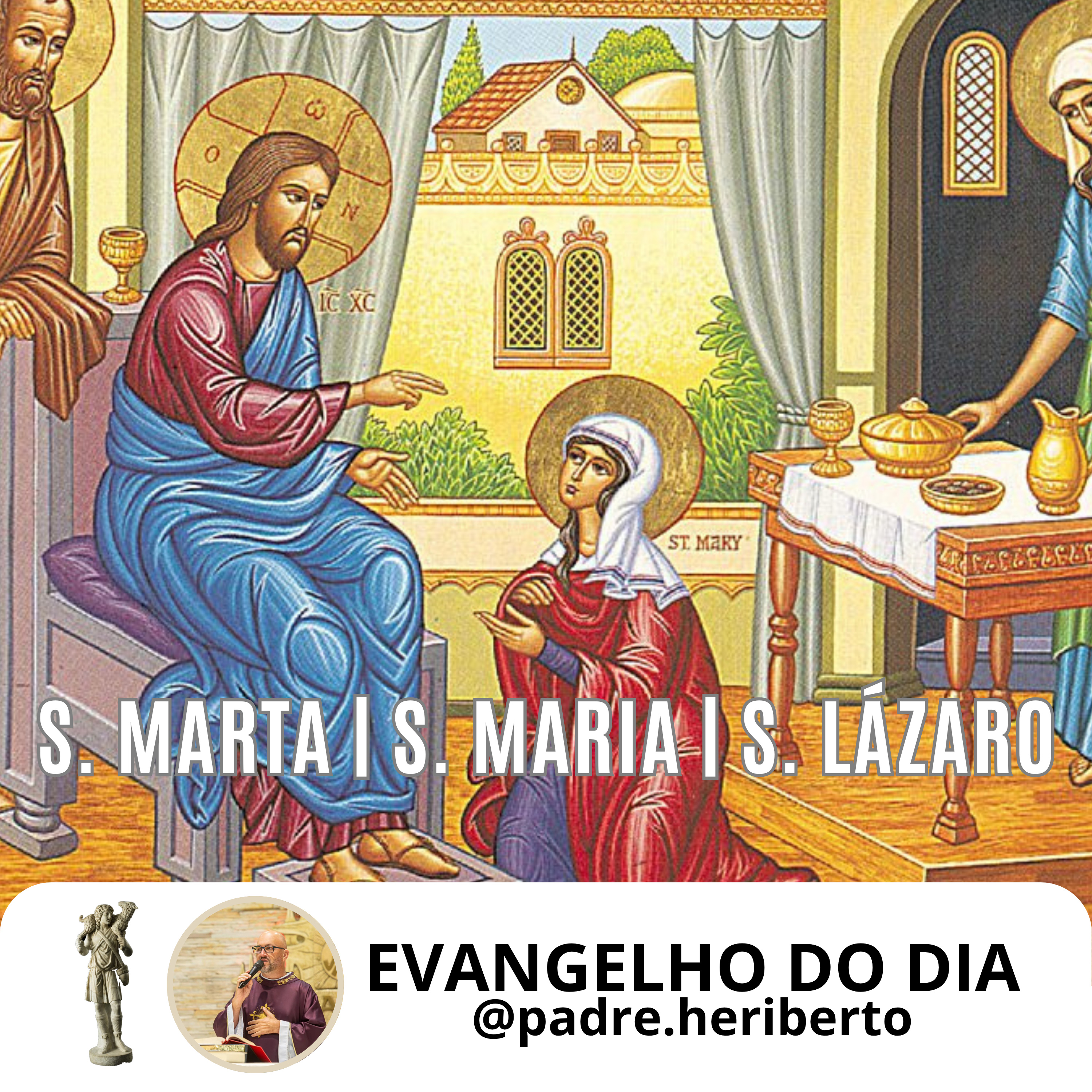 SANTOS: MARTA, MARIA E LÁZARO | TERÇA | 29 JULHO 2025 | Jo 11,19-27 episode artwork