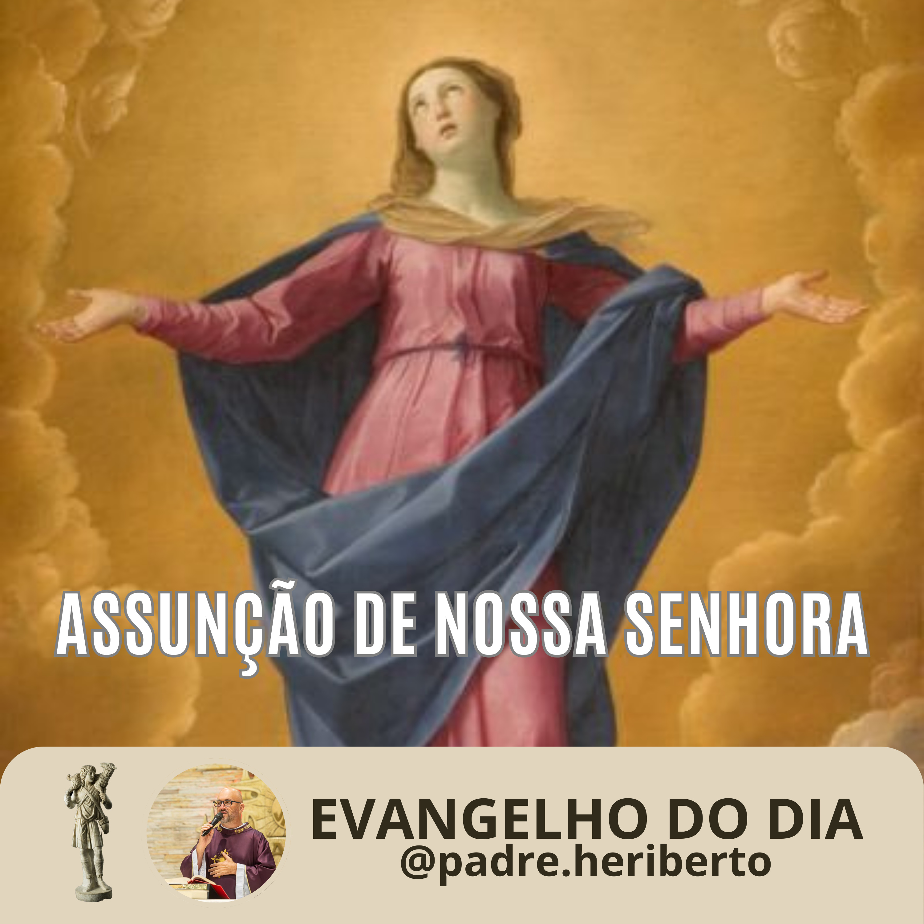 ASSUNÇÃO DE NOSSA SENHORA | DOMINGO | 17 AGOSTO 2025 | Lc 1,39-56 episode artwork