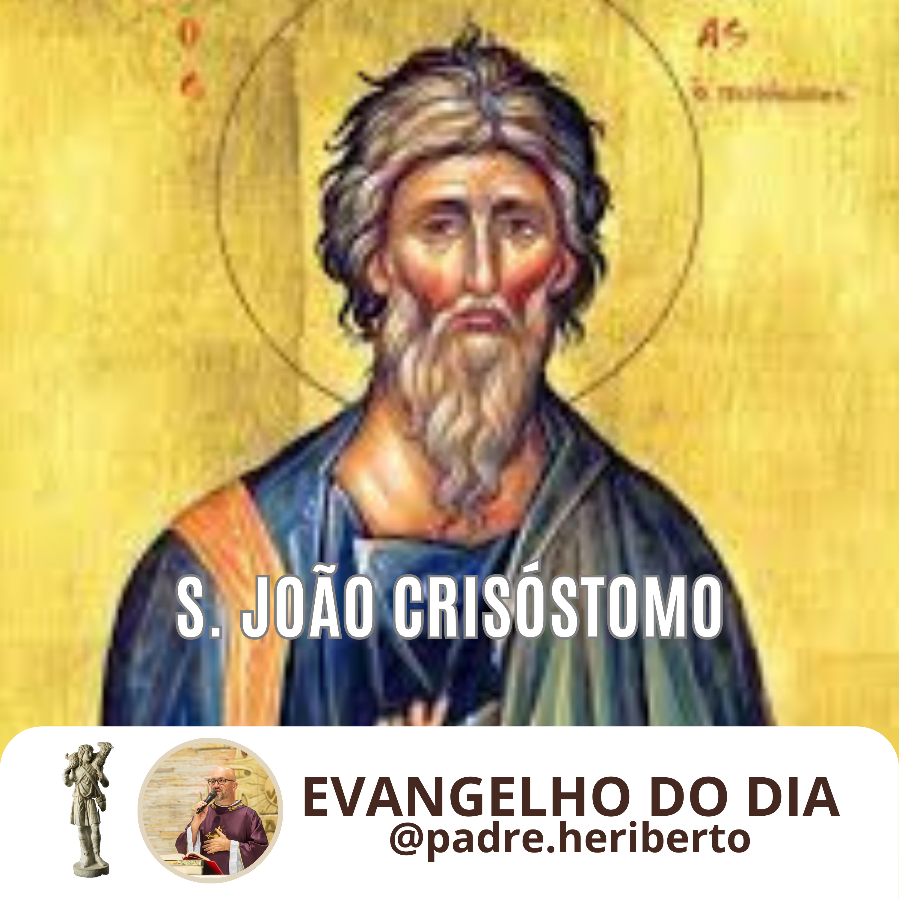 SÃO JOÃO CRISÓSTOMO | SÁBADO | 13 SETEMBRO 2025 | Lc 6,43-49 episode artwork