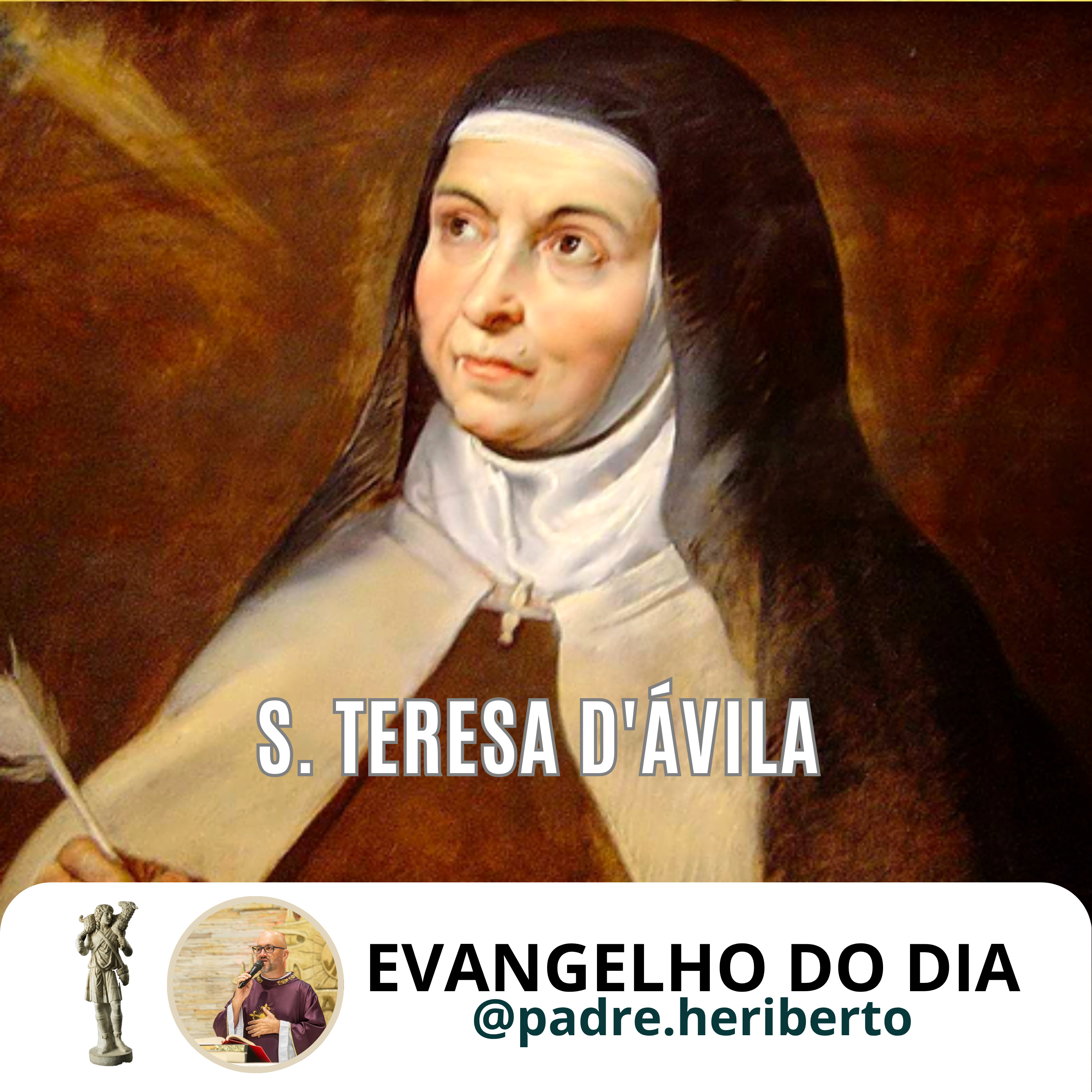 SANTA TERESA D'ÁVILA | QUARTA | 15 OUTUBRO 2025 | Lc 11,42-46 episode artwork