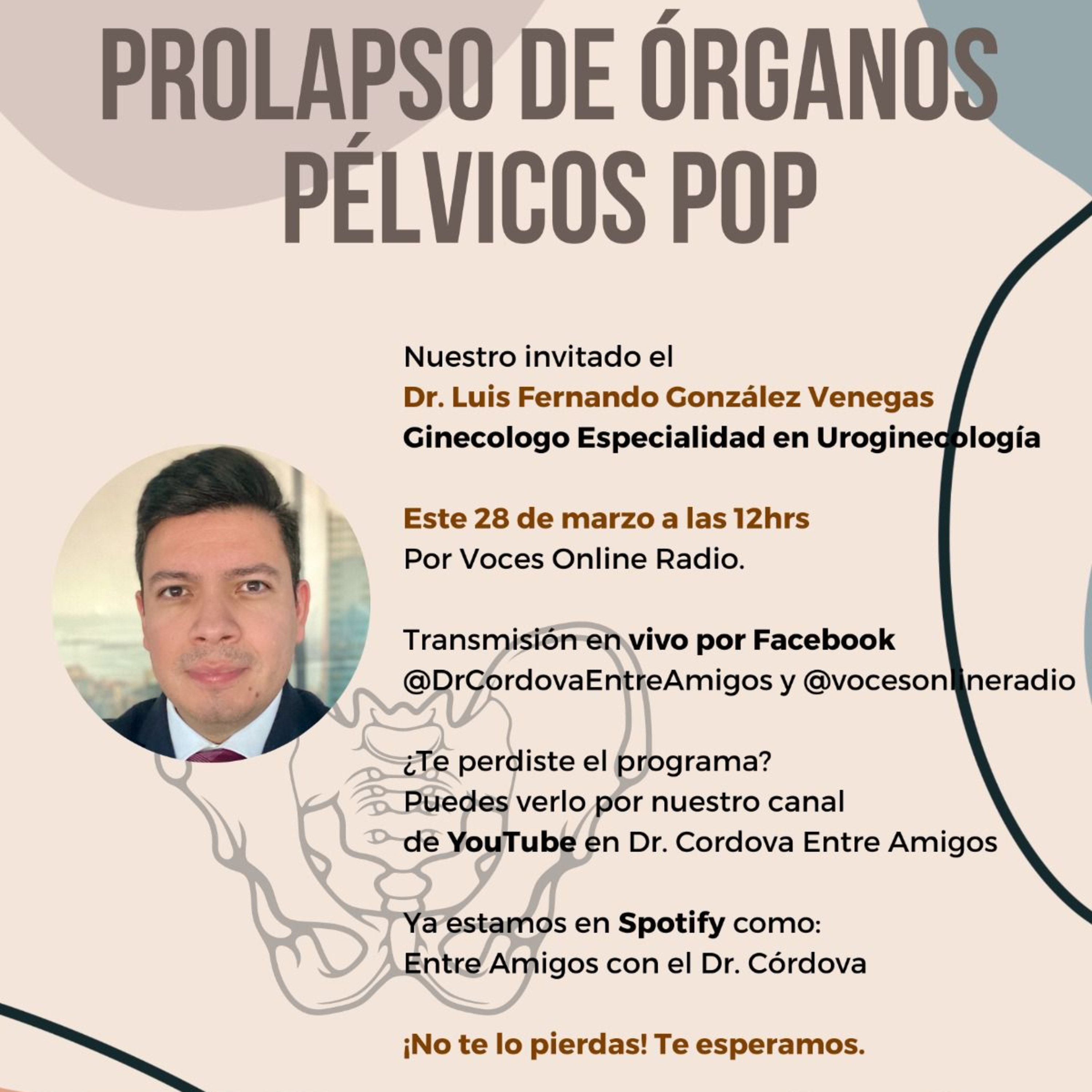 Entre Amigos con el Dr. Córdova: Prolapso de Órganos Pélvicos POP. episode artwork
