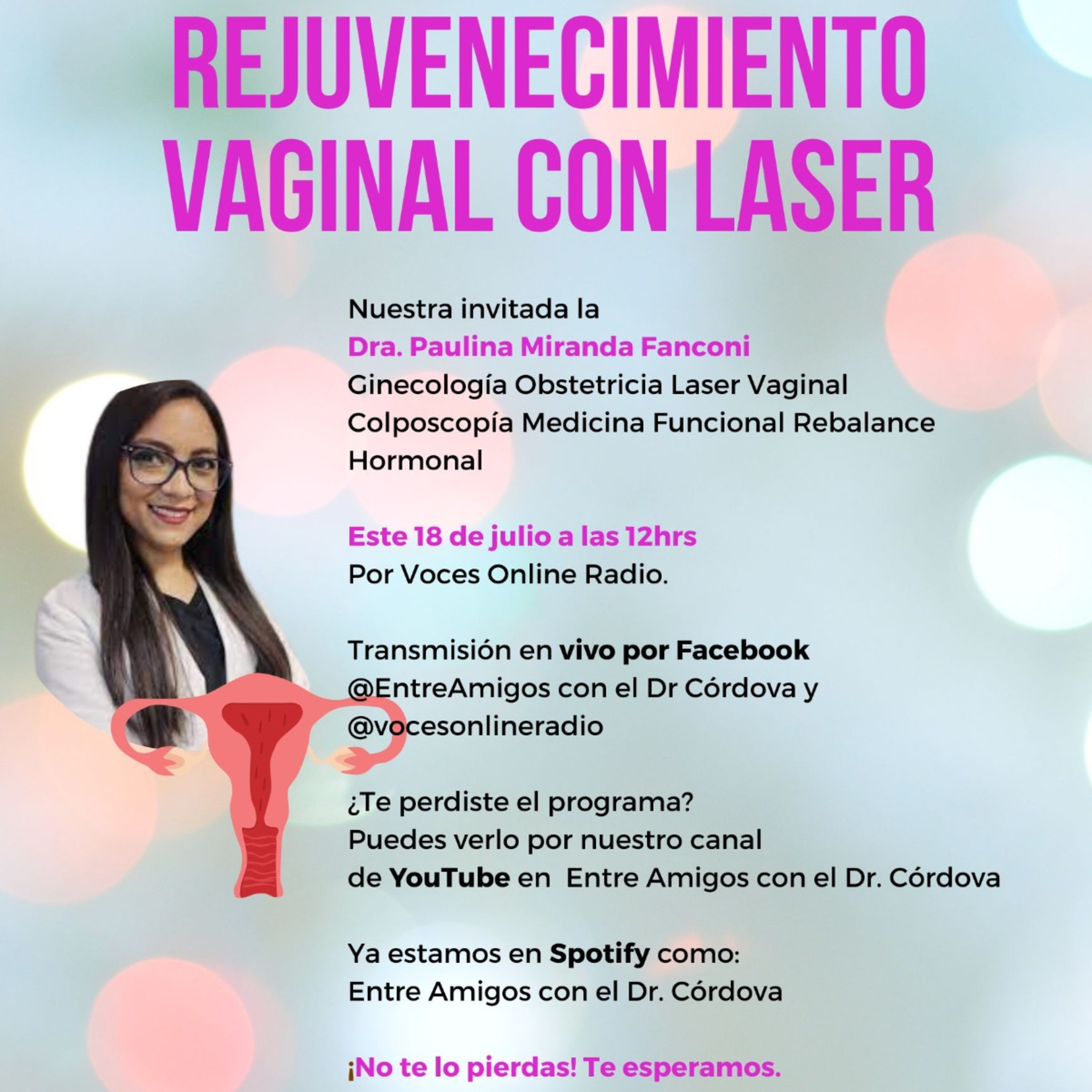 Rejuvenecimiento Vaginal con Laser (Entre Amigos con el Dr. Córdova) episode artwork