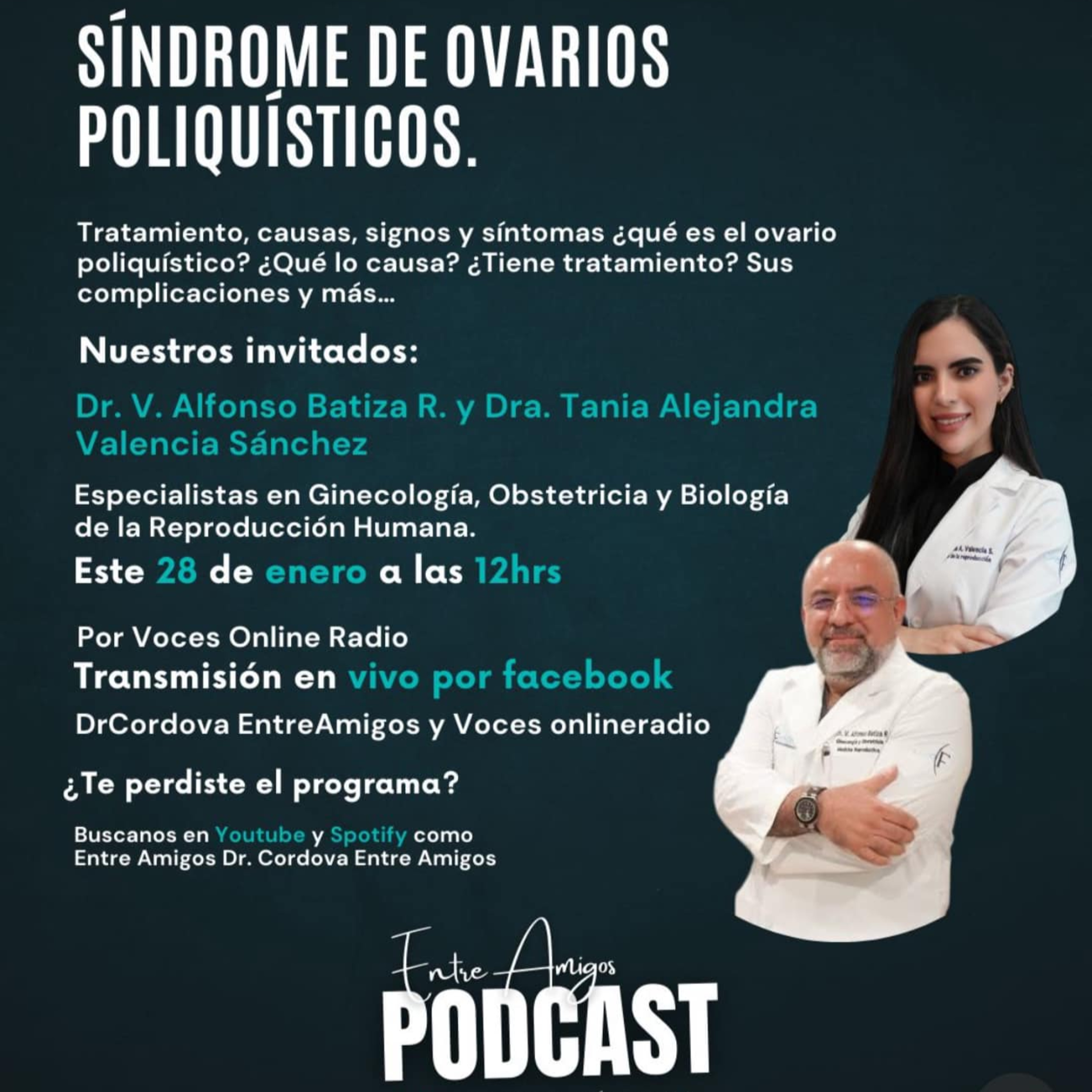 Entre Amigos con el Dr. Roberto Córdova
