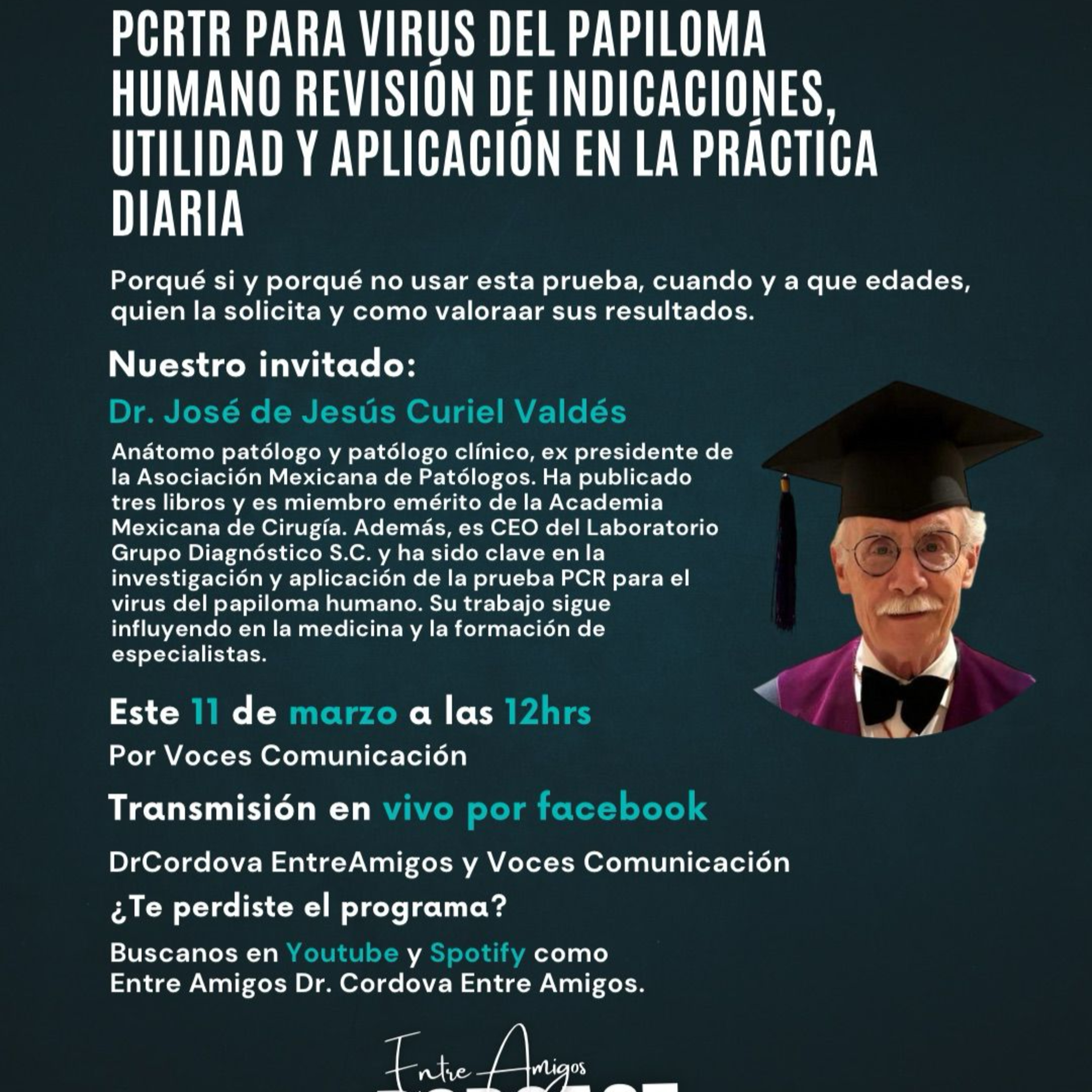 PCRTR PARA VIRUS DEL PAPILOMA HUMANO, REVISIÓN DE INDICACIONES, UTILIDAD Y APLICACIÓN EN LA PRÁCTICA DIARIA. episode artwork