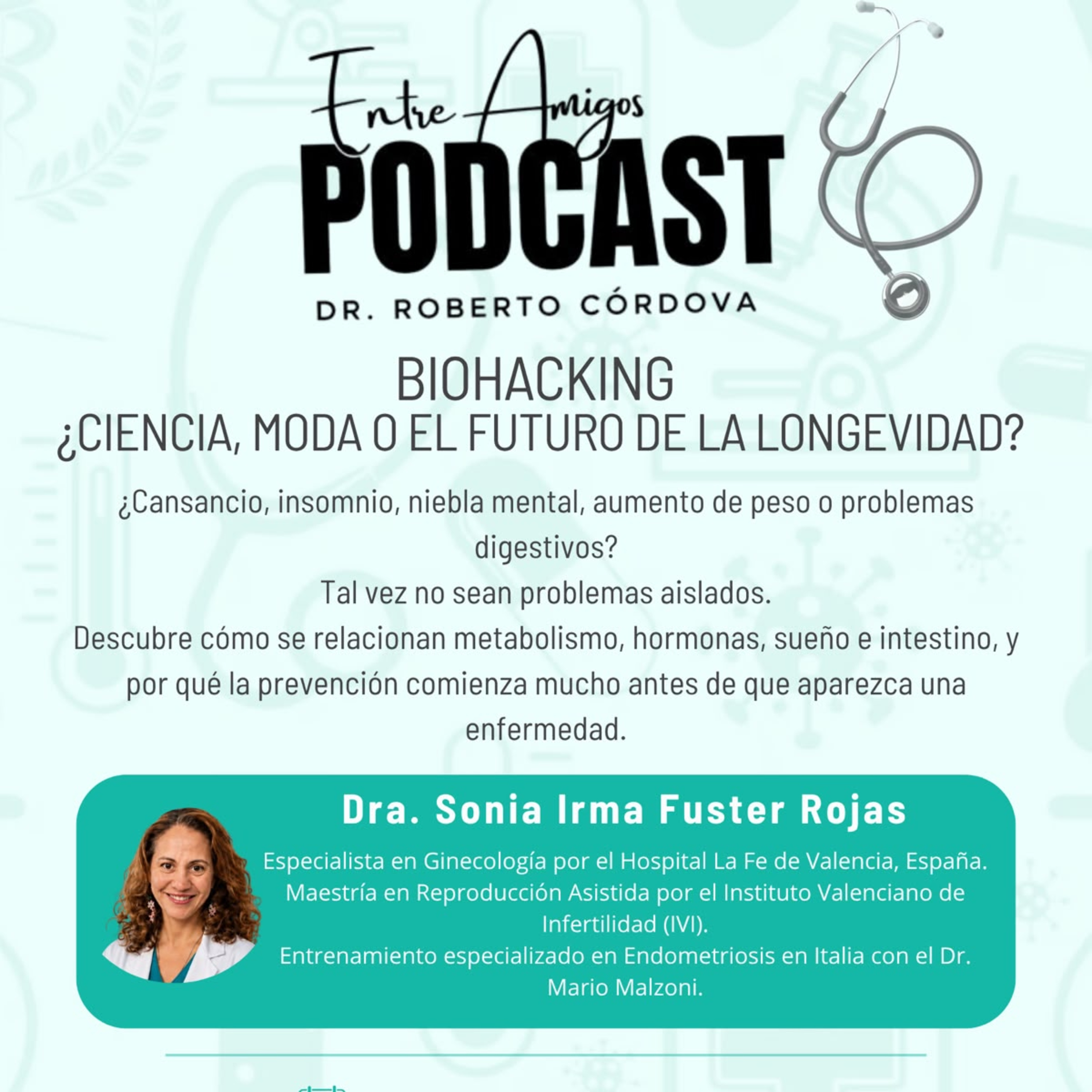 Portada de Entre Amigos con el Dr. Roberto Córdova