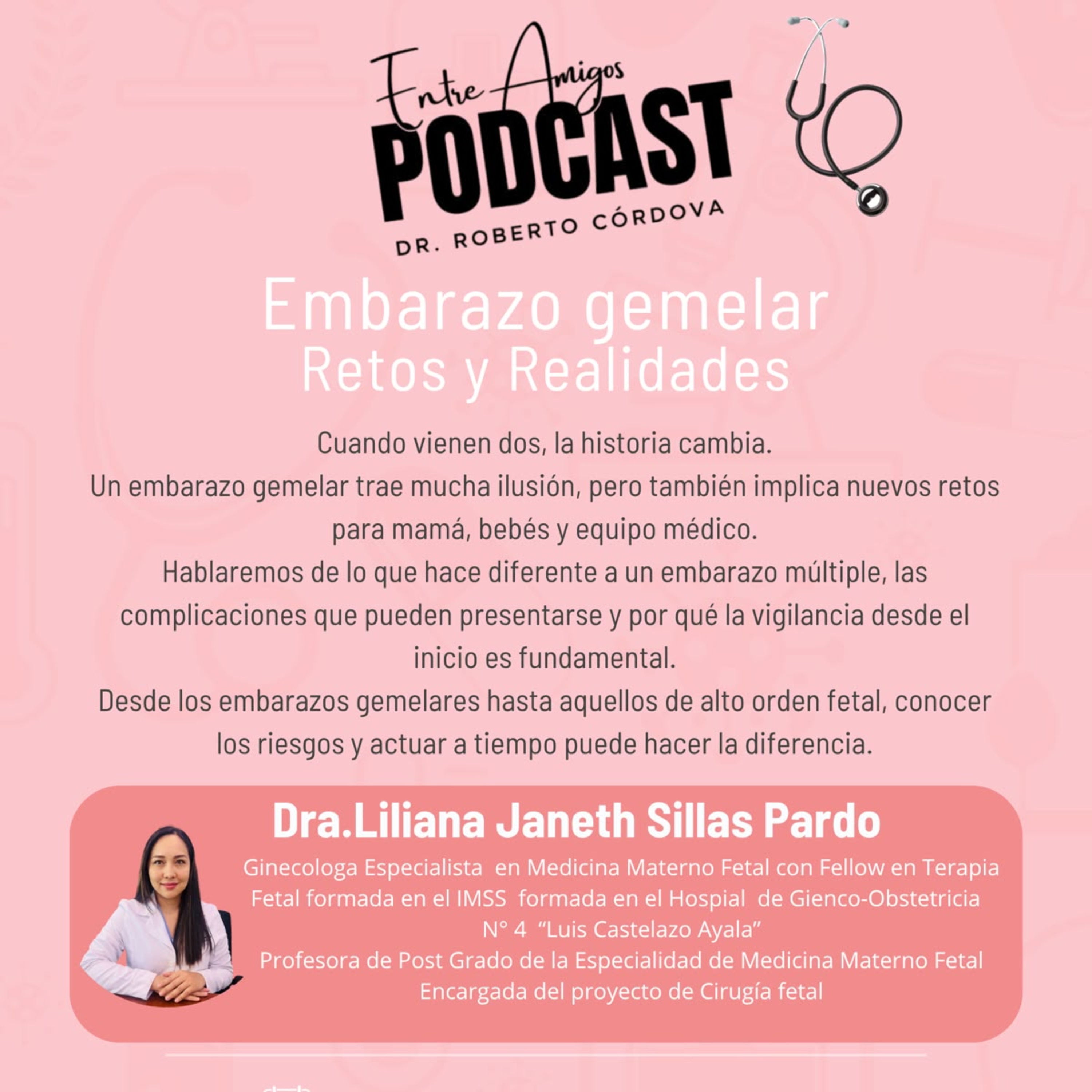 Portada de Entre Amigos con el Dr. Roberto Córdova