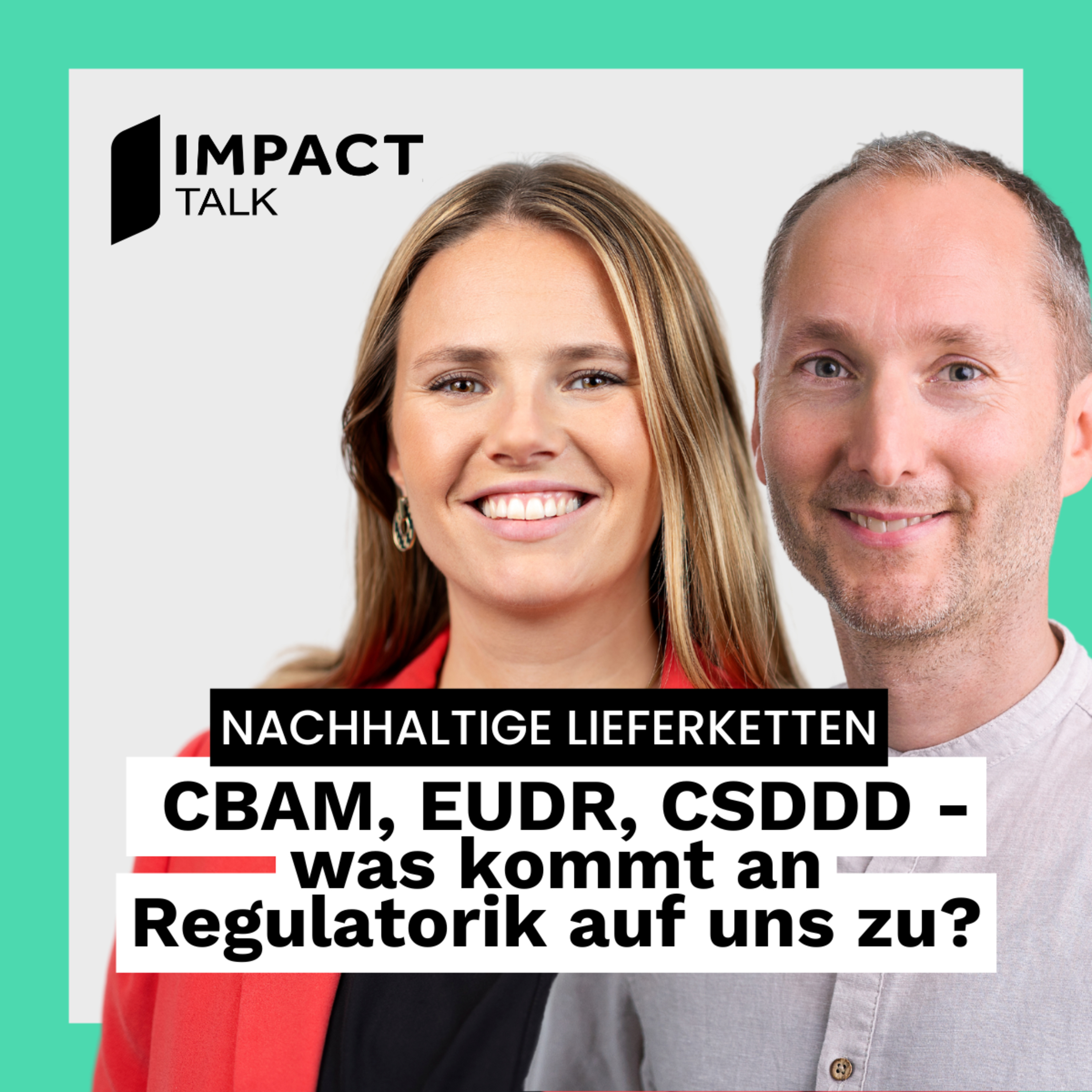Nachhaltige Lieferketten - CBAM, EUDR, CSDDD - was kommt an Regulatorik auf uns zu? mit Klaus Wiesen (Verso)#59 episode artwork