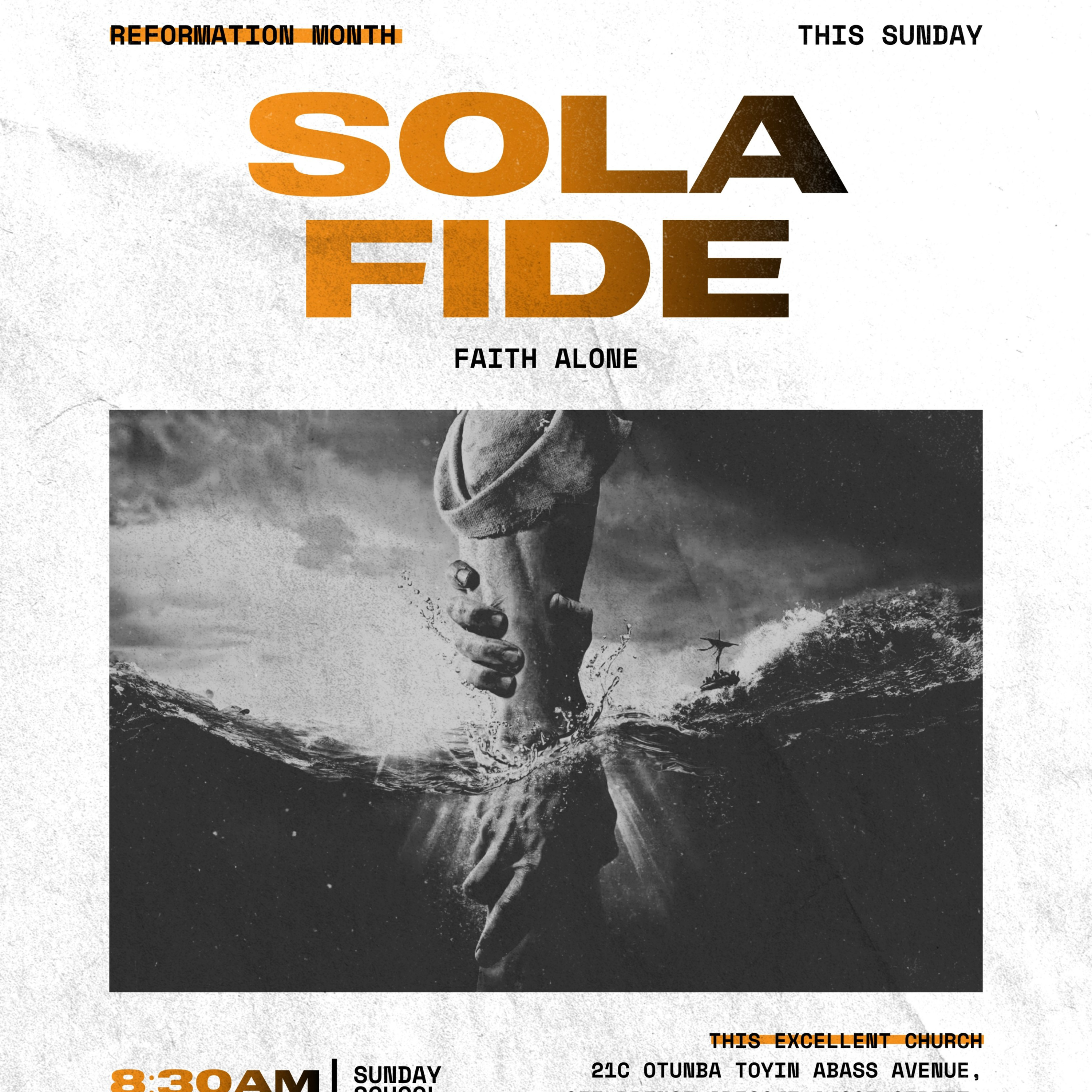 Sola Fide: Faith Alone | Reformation Series | Hebrew 11:1-6 | Samuel Oyeyinka