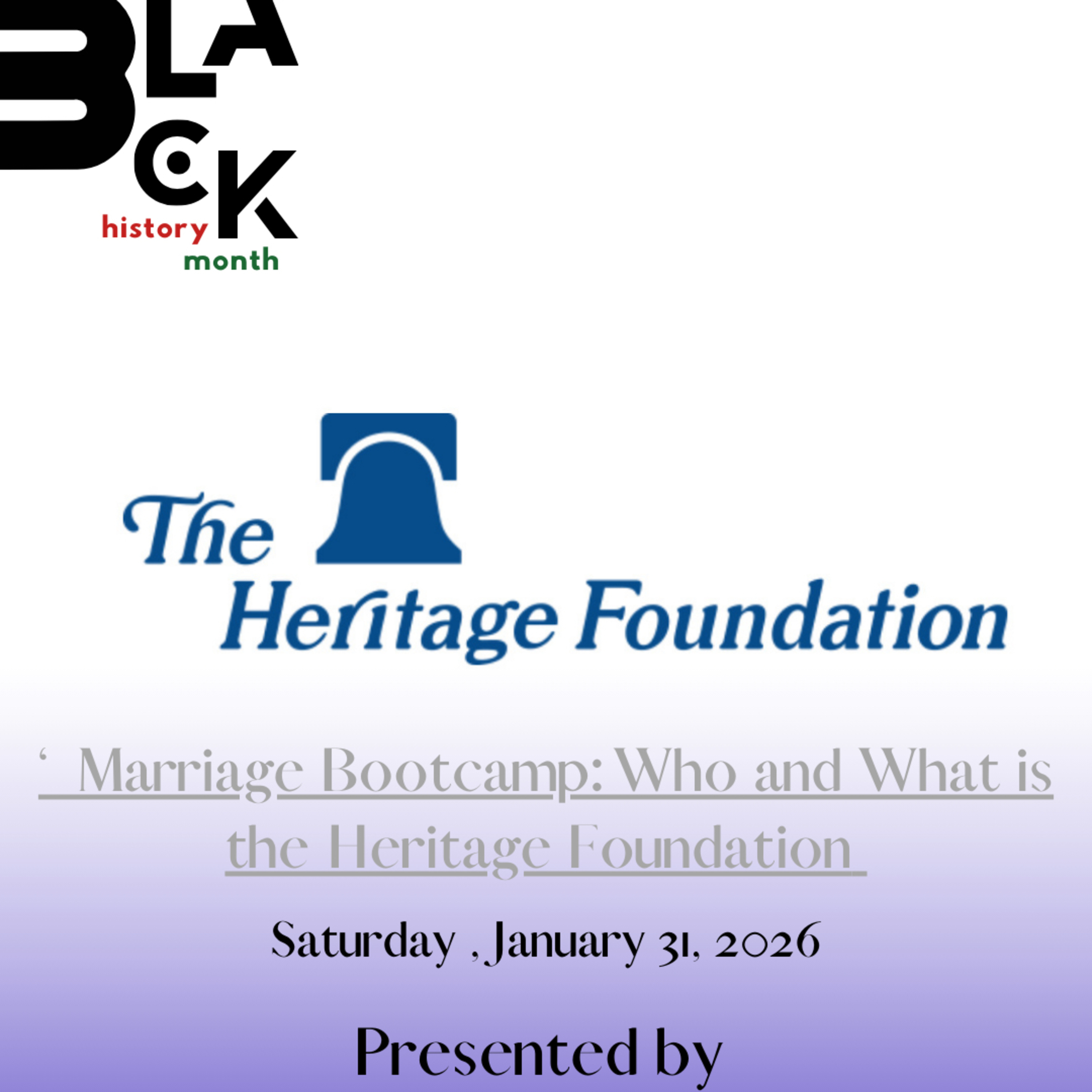 “Marriage Bootcamp: Who and what is the Heritage Foundation  episode artwork