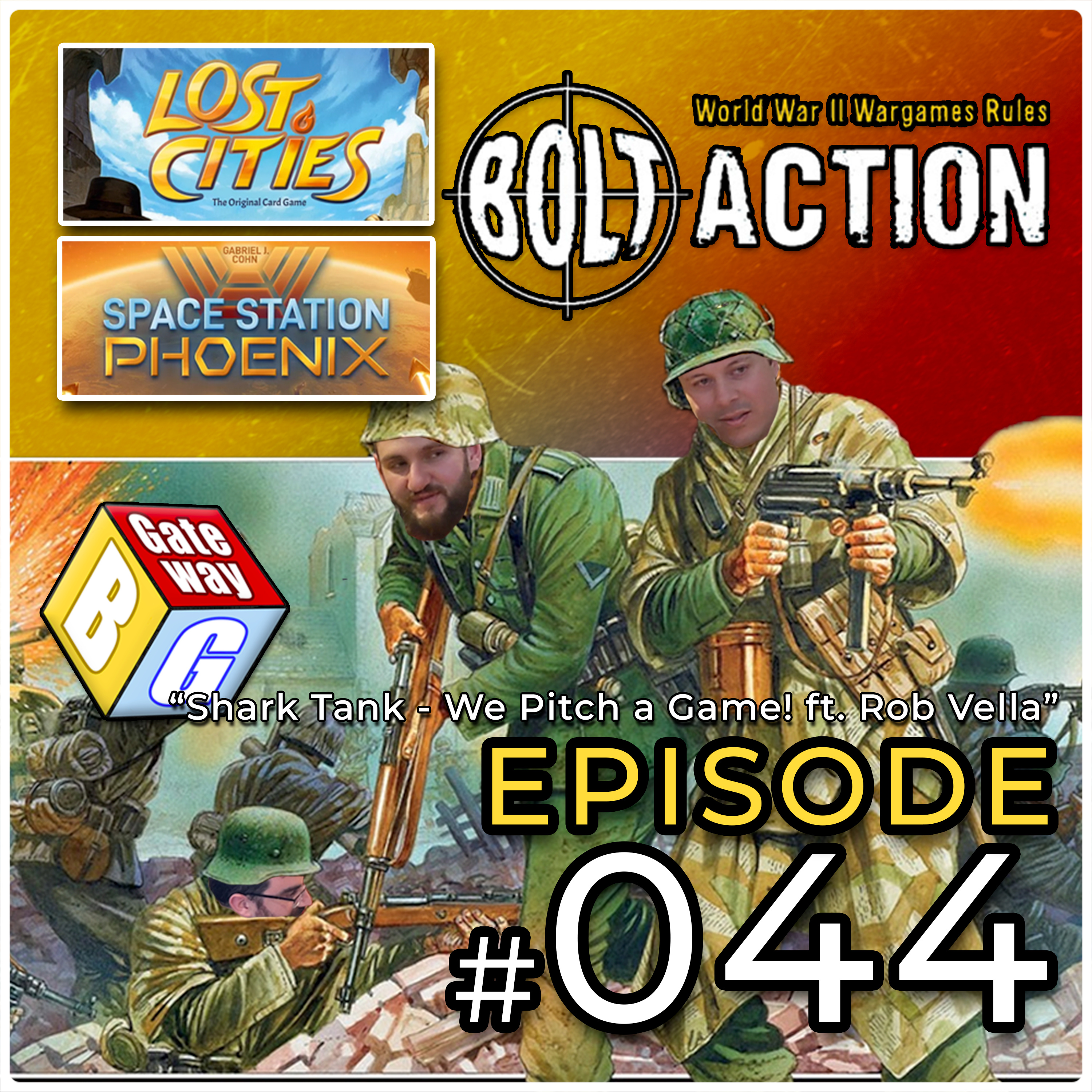 Ep 044 | Shark Tank - We Pitch a Game! ft. Rob Vella episode artwork