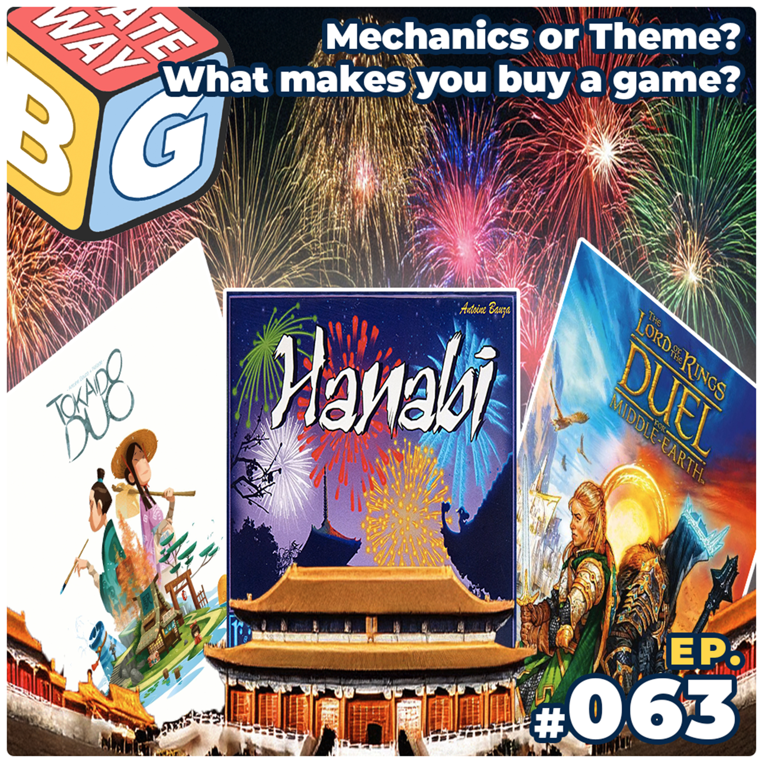 Ep 063 | THEME or MECHANICS? What makes you buy a Board Game? episode artwork