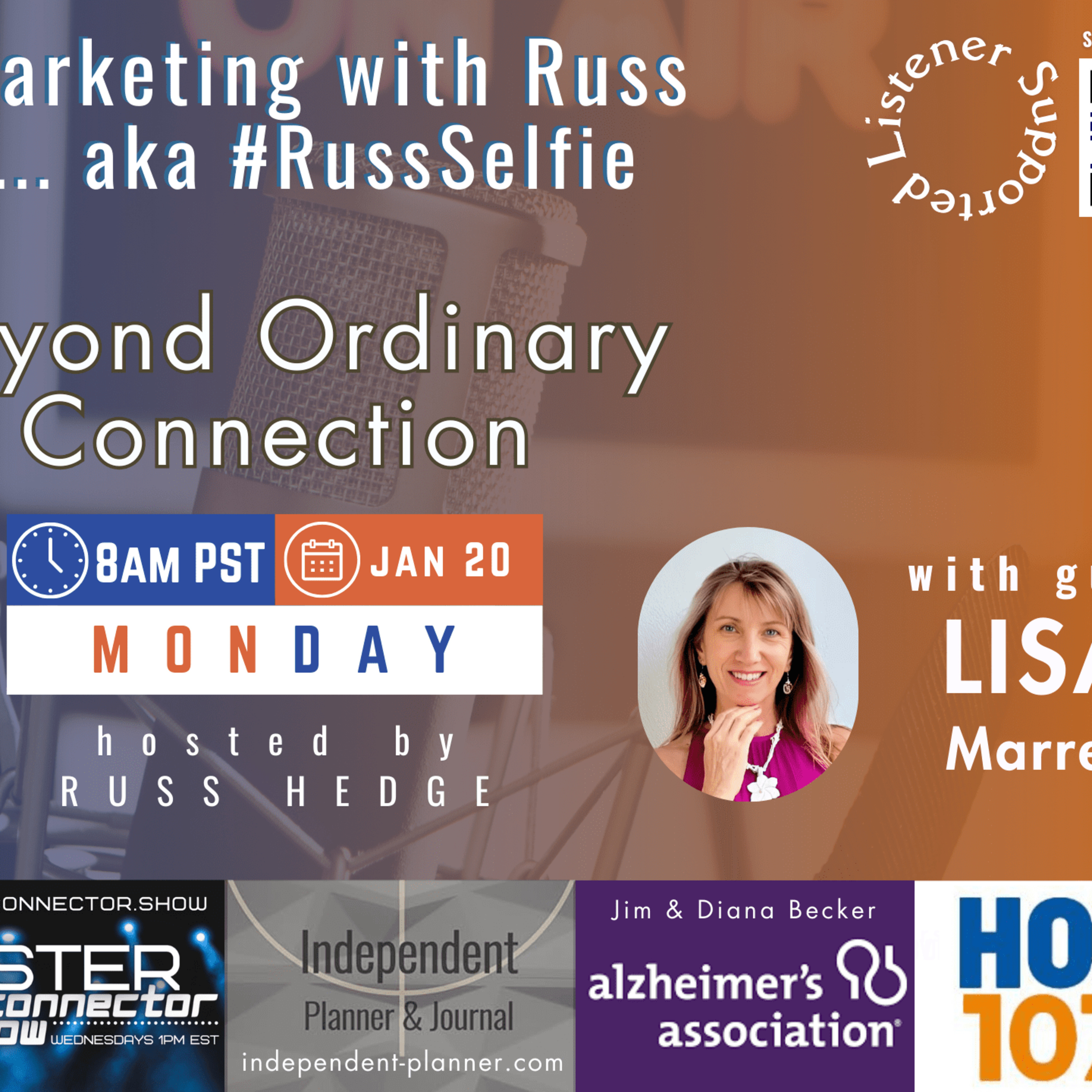 Marketing with Russ...aka #RussSelfie, Ep. 483, with Lisa Marree episode artwork