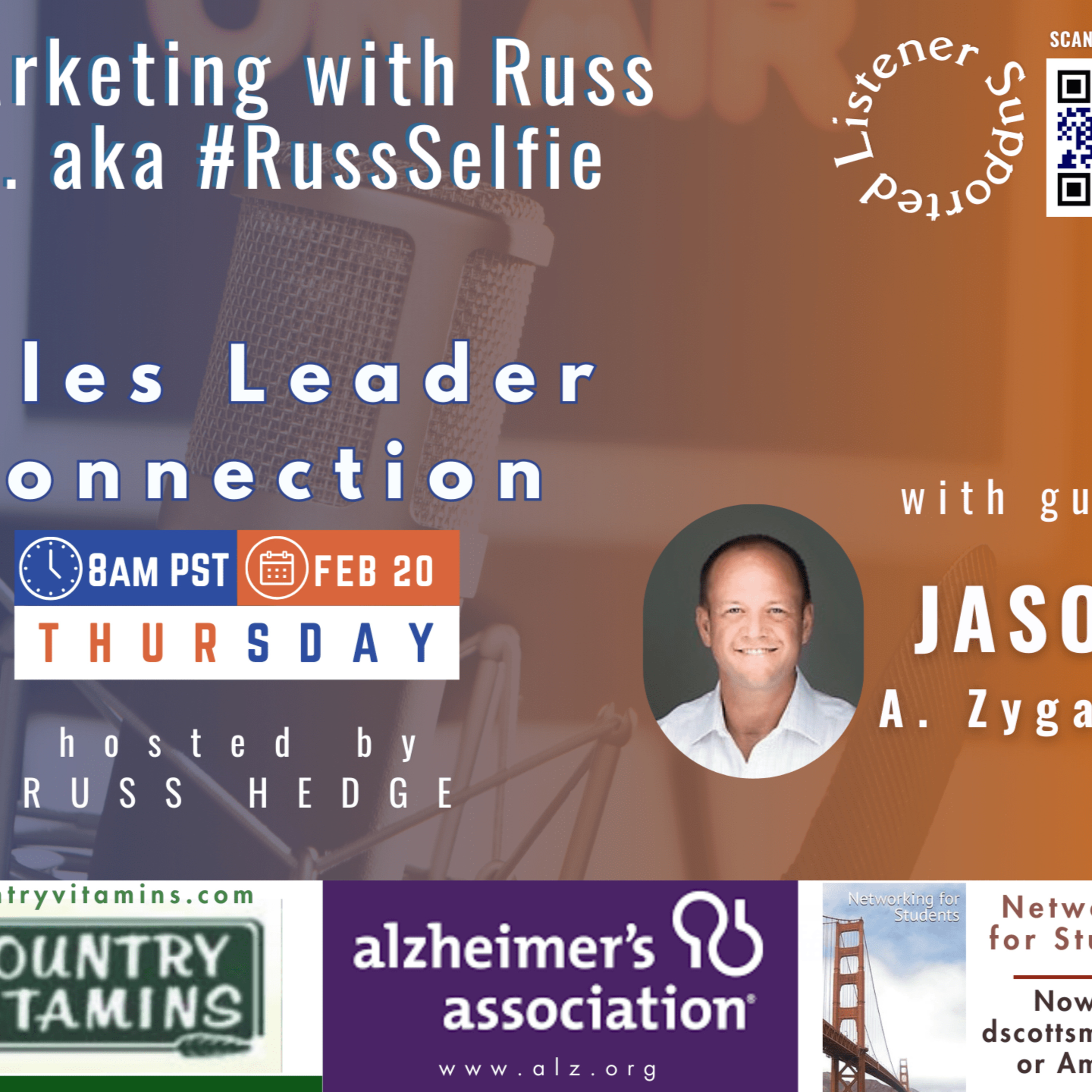 Marketing with Russ...aka #RussSelfie, Ep. 492, with Jason A. Zygadlo episode artwork