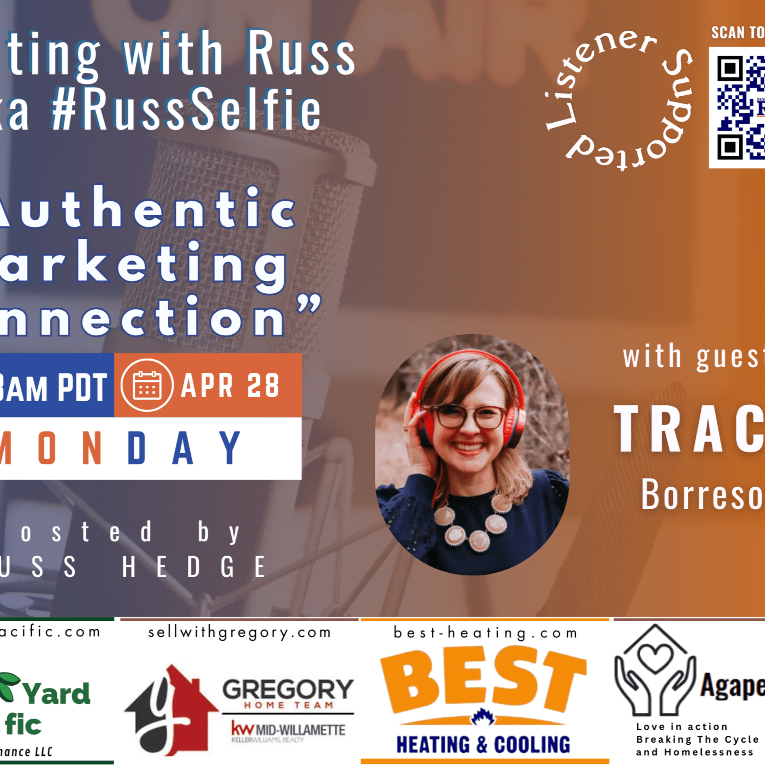 Marketing with Russ...aka #RussSelfie, Ep. 511, with Tracy Borreson episode artwork
