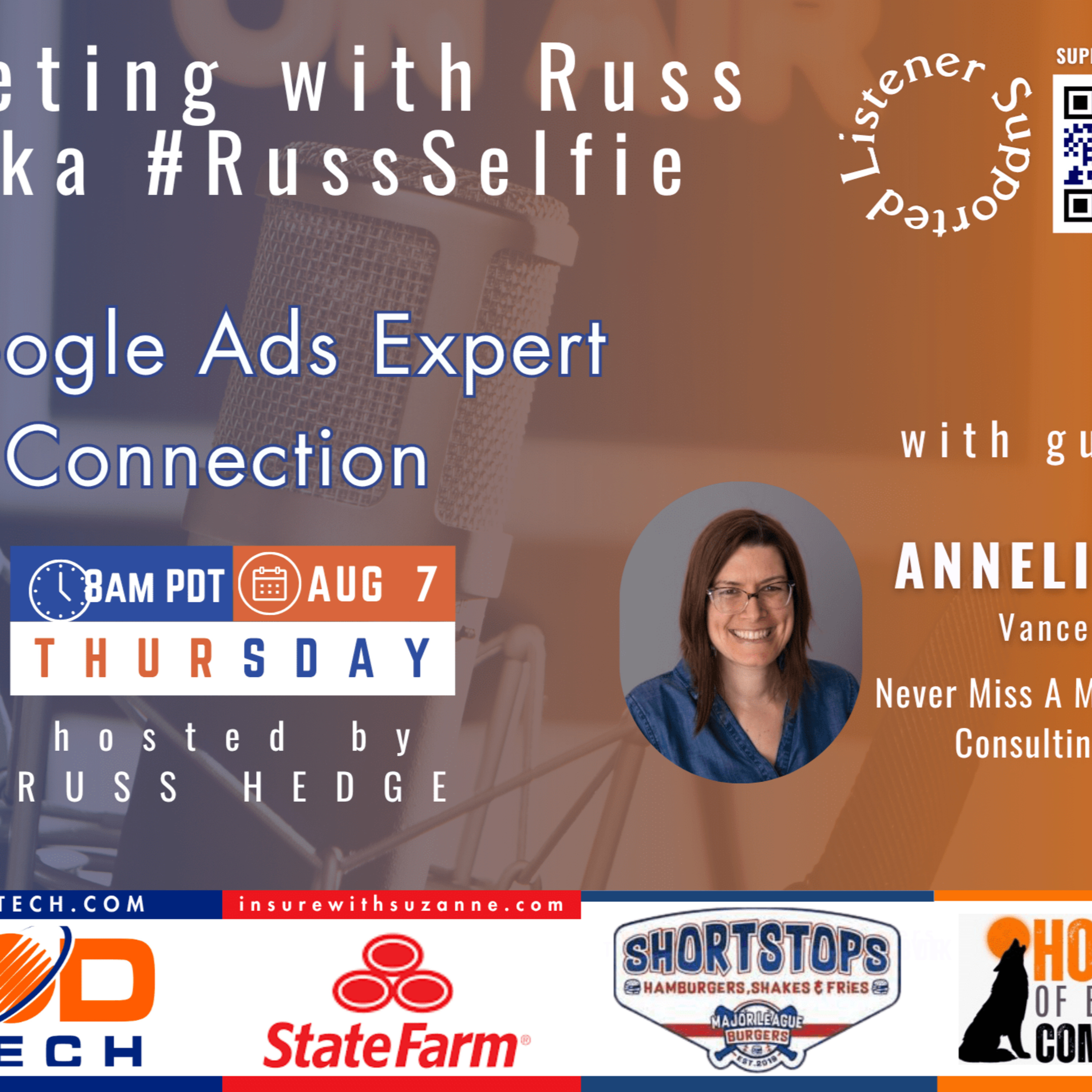 Marketing with Russ...aka #RussSelfie, Episode 540, with Anneliese Vance episode artwork
