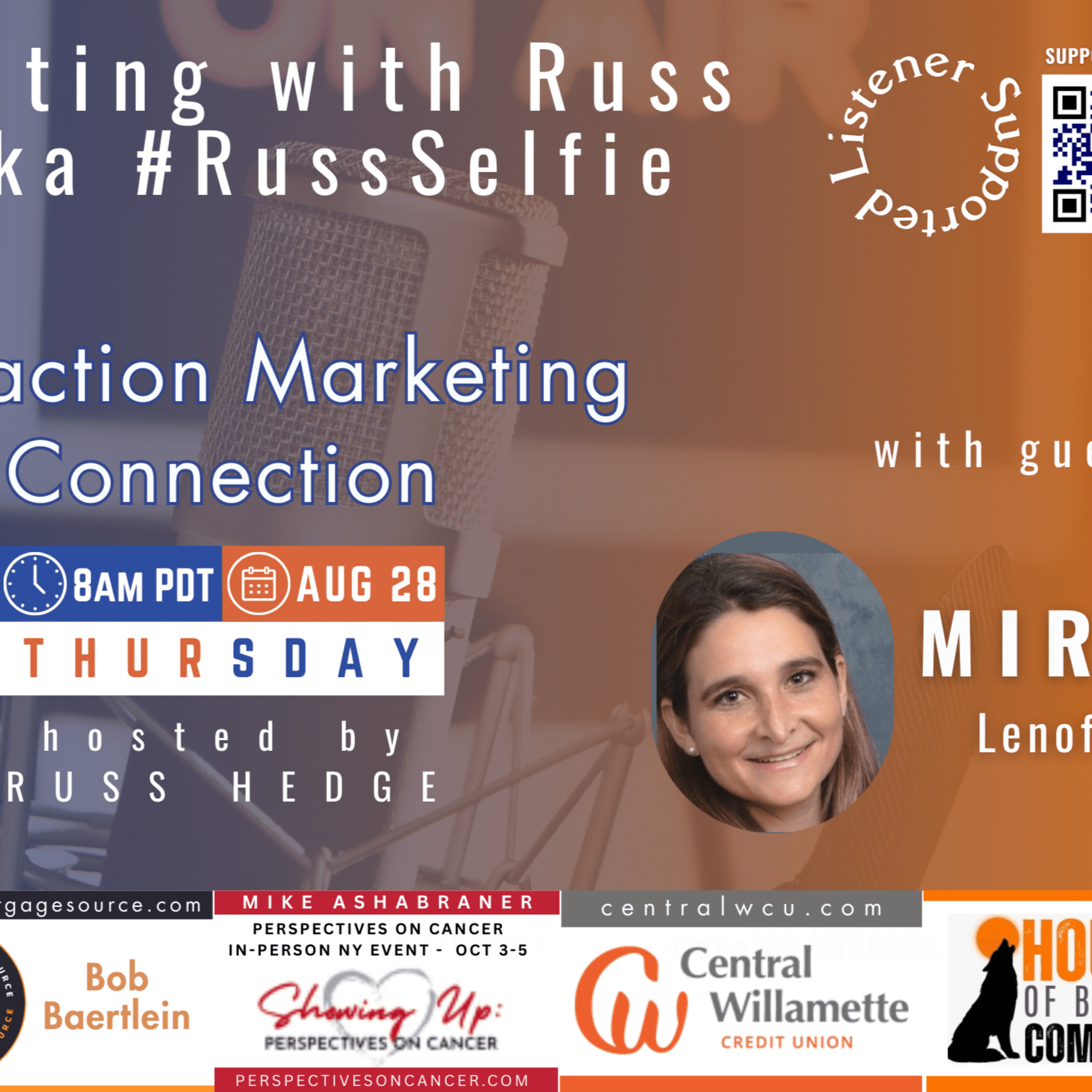 Marketing with Russ...aka #RussSelfie, Episode 546, with Miri Lenoff episode artwork