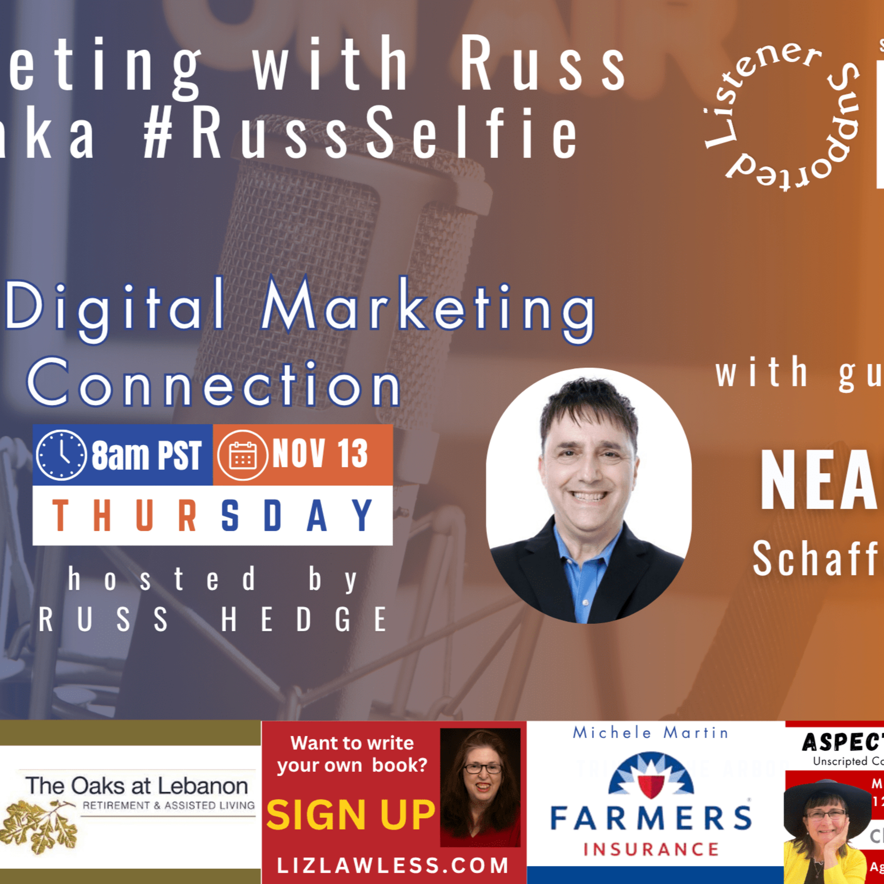 Marketing with Russ...aka #RussSelfie, Ep. 568, with Neal Schaffer episode artwork