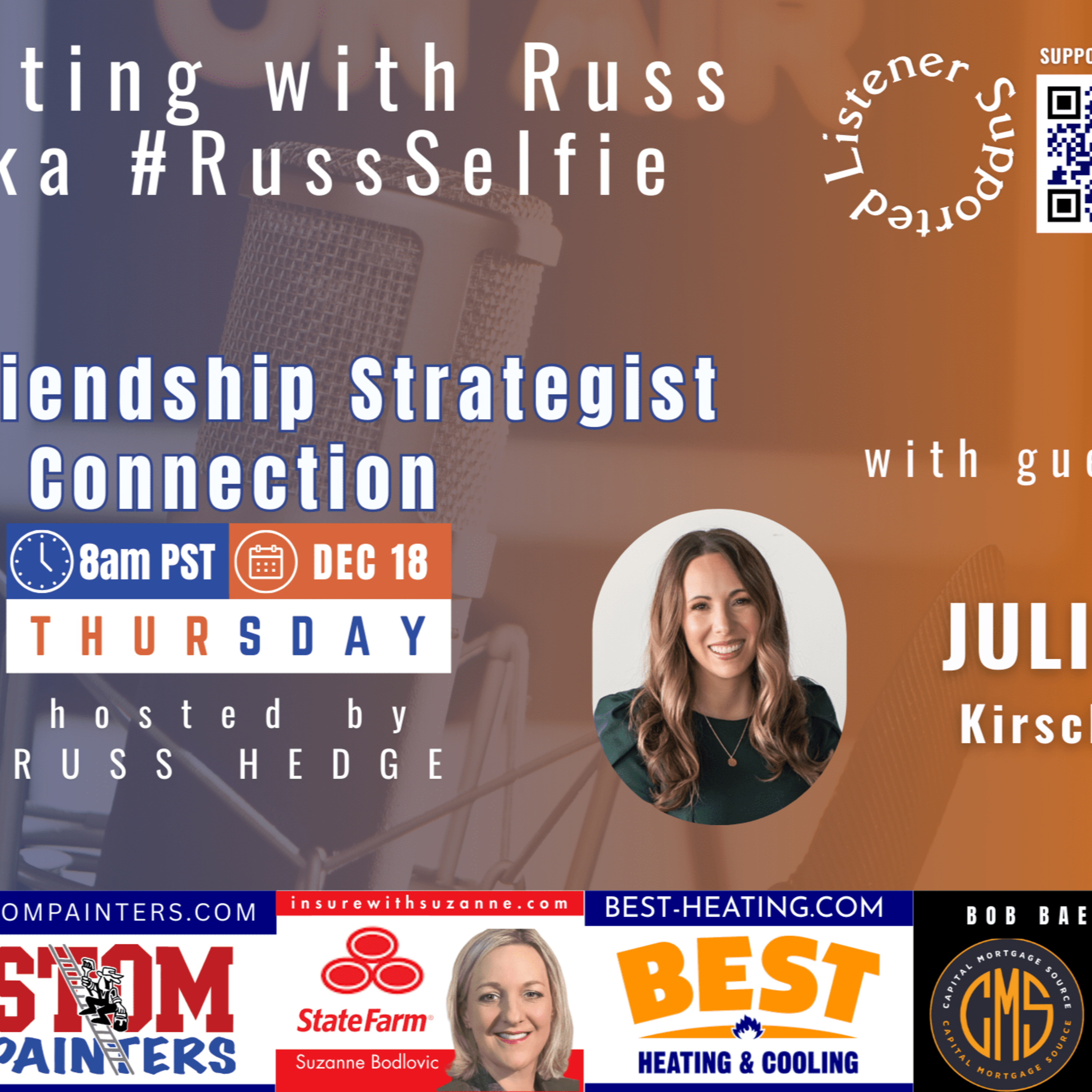 Marketing with Russ...aka #RussSelfie, Episode 578, with Julie Kirsch episode artwork