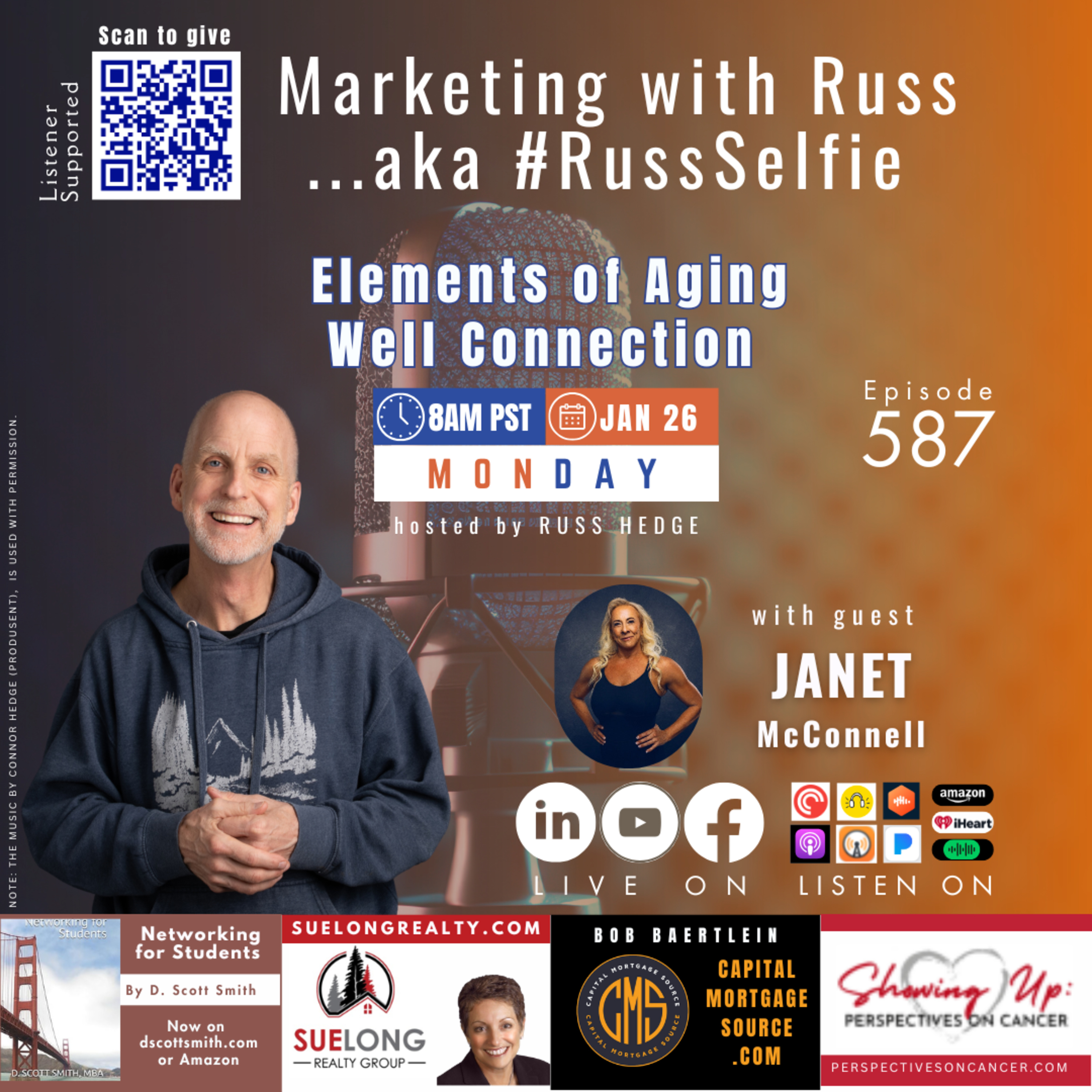 Marketing with Russ...aka #RussSelfie, Ep. 587, with Janet McConnell episode artwork