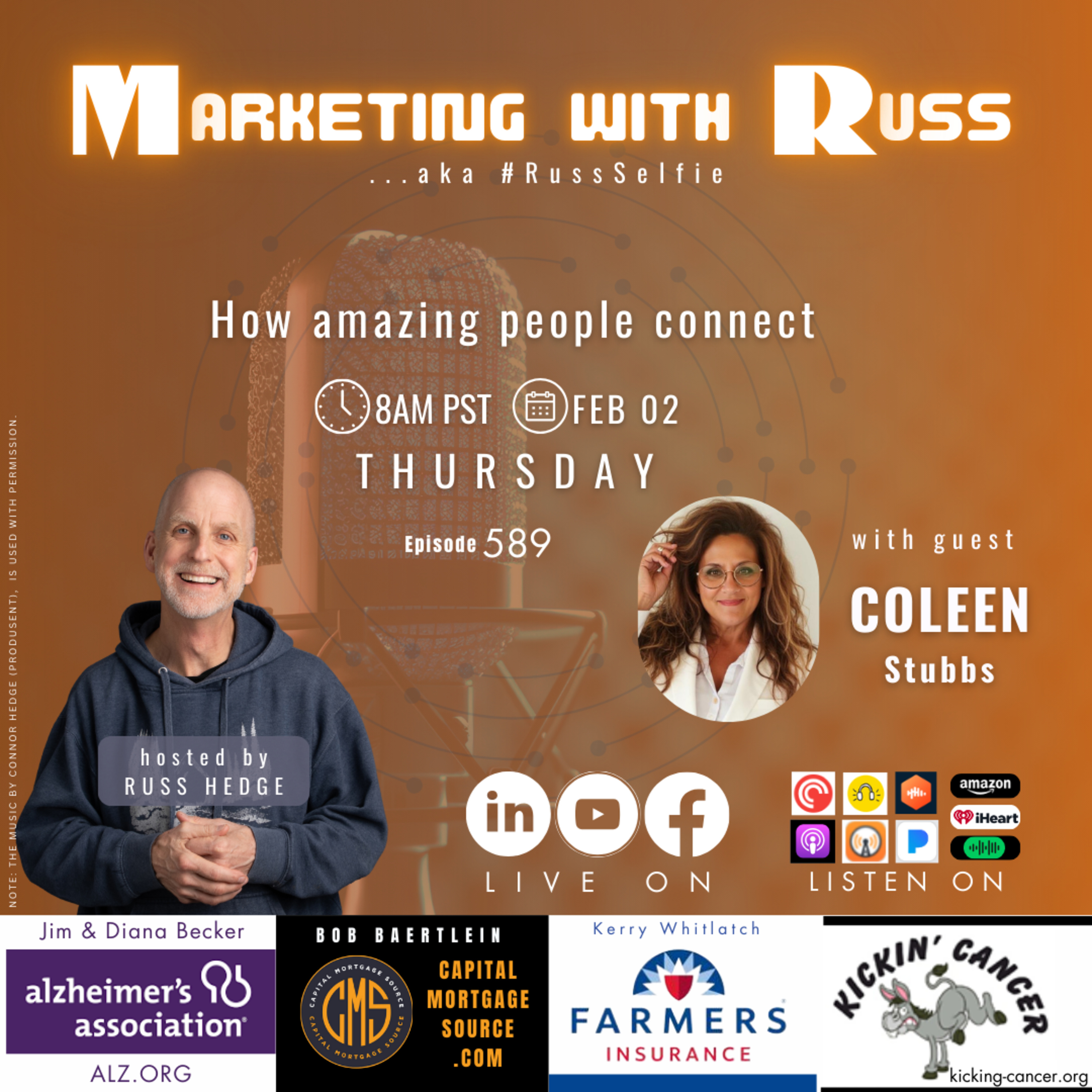 How to Save Time and Spend More Time with Family & Loved Ones | Marketing with Russ, Ep. 589, with Coleen Stubbs episode artwork