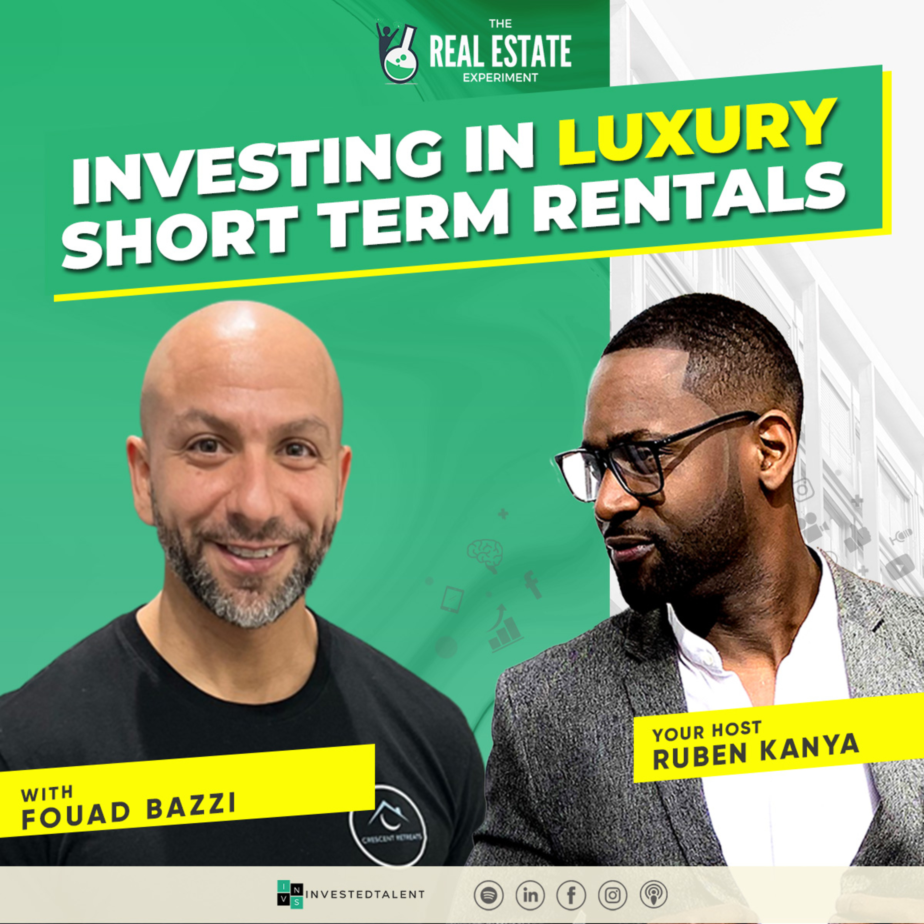 Investing in Luxury Short Term Rentals with Fouad Bazzi - Episode #233 episode artwork