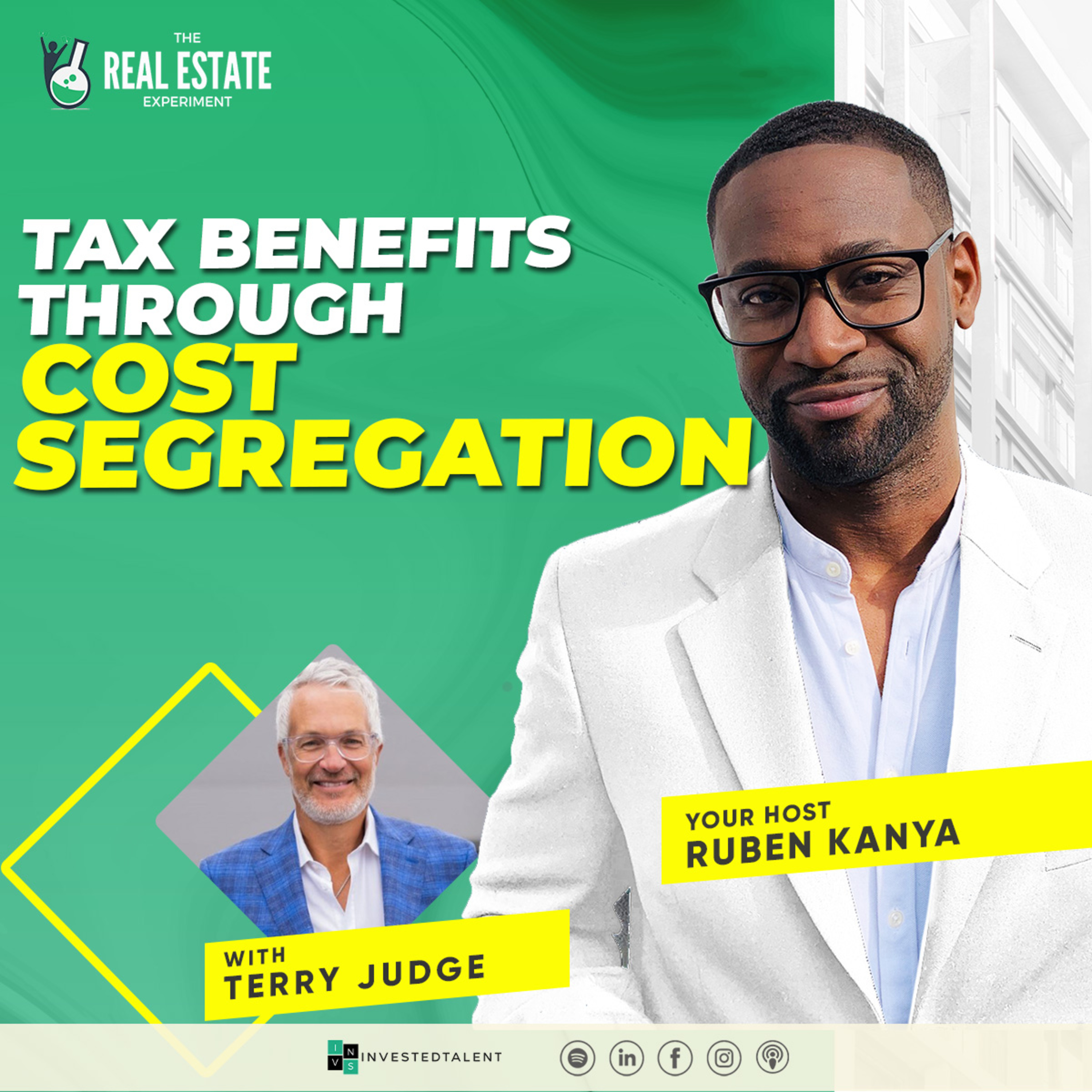 Cost Segregation: Maximizing Tax Benefits in Real Estate with Terry Judge - Episode #286 episode artwork