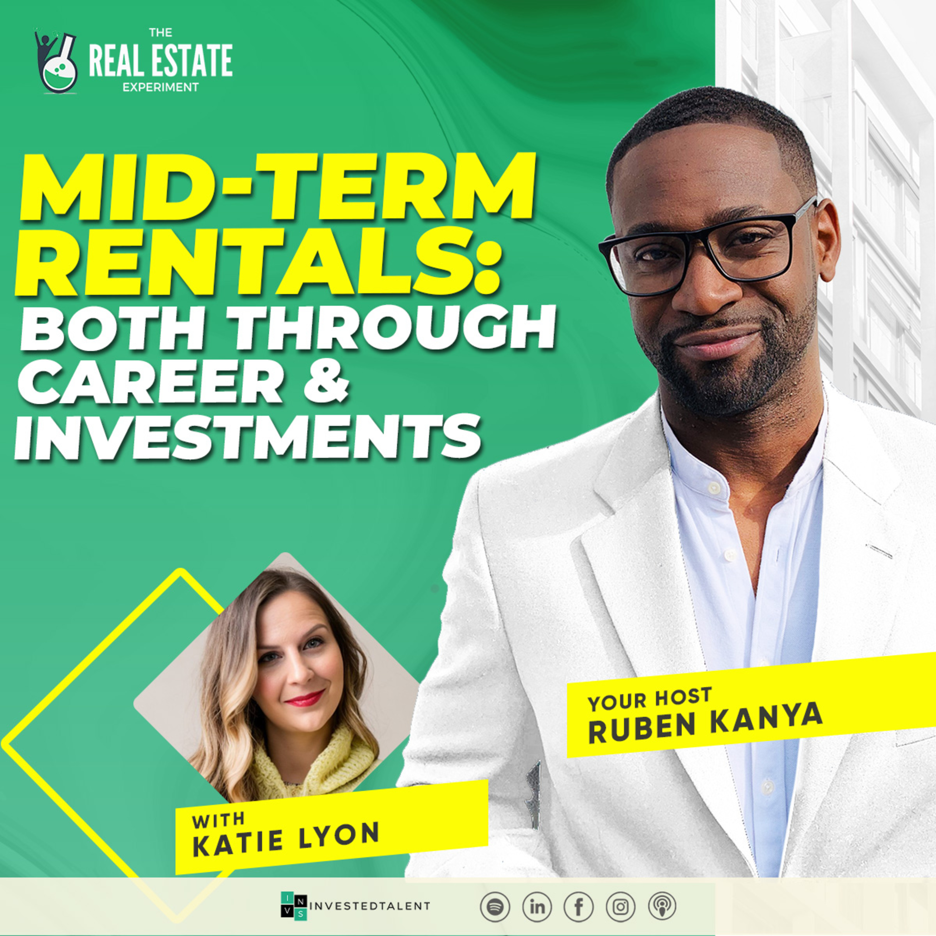 Mid-Term Rentals: Marketing by Day, Investing by Night with Katie Lyon - Episode #291 episode artwork