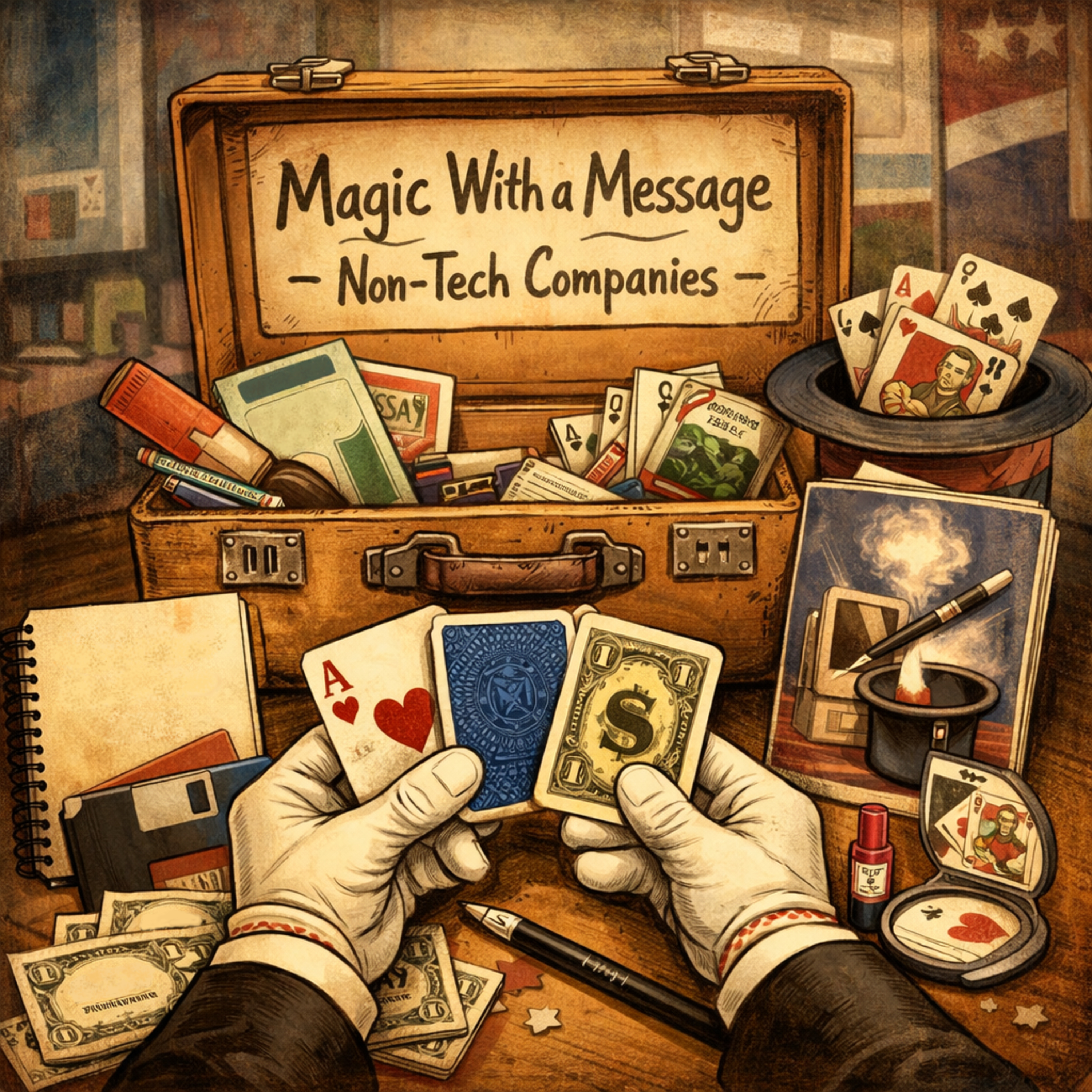 Box 2: Magic With a Message-nontech companies episode artwork